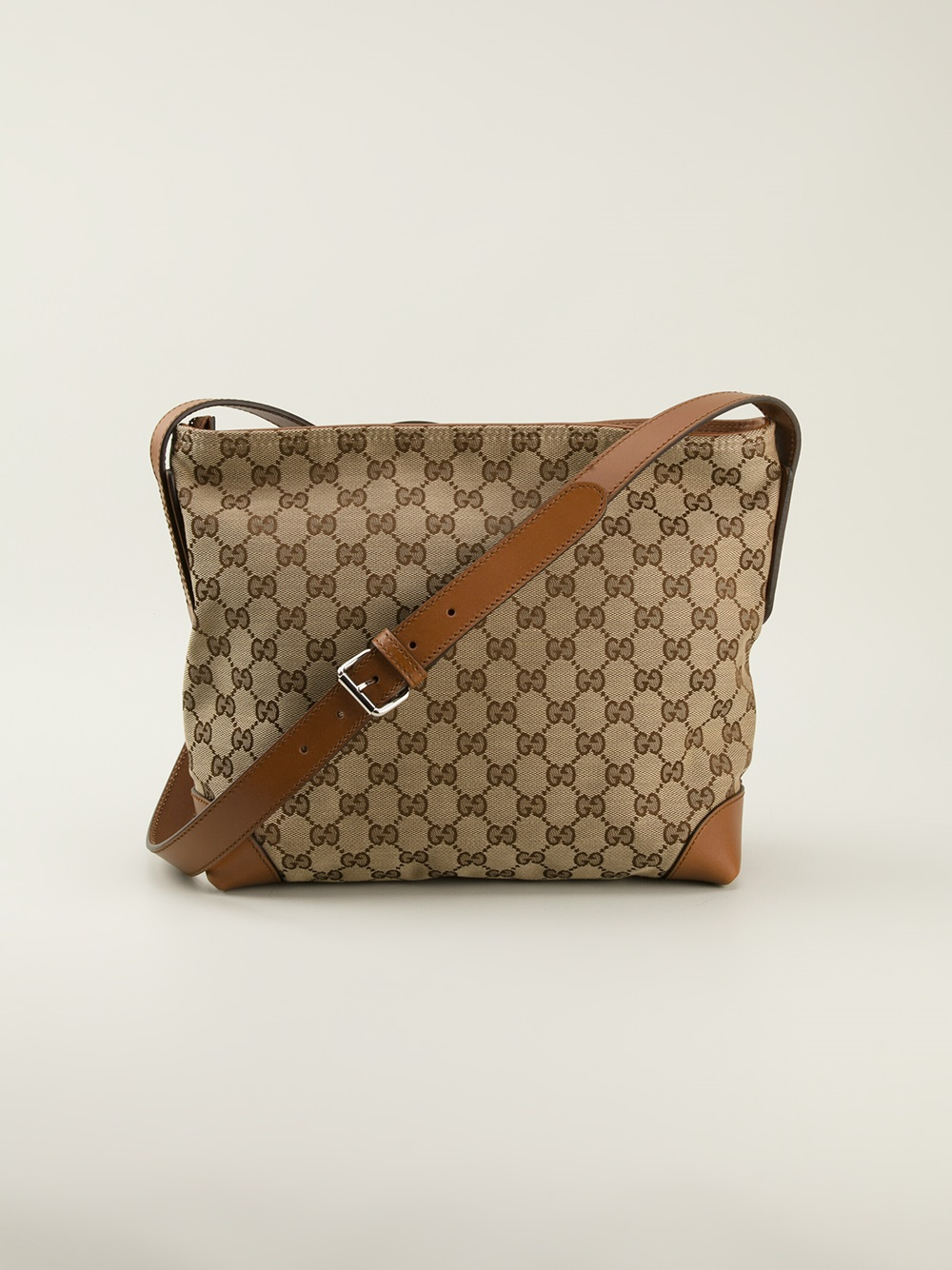 Gucci Small &#39;Bridel Gg&#39; Shoulder Bag in Brown for Men - Lyst
