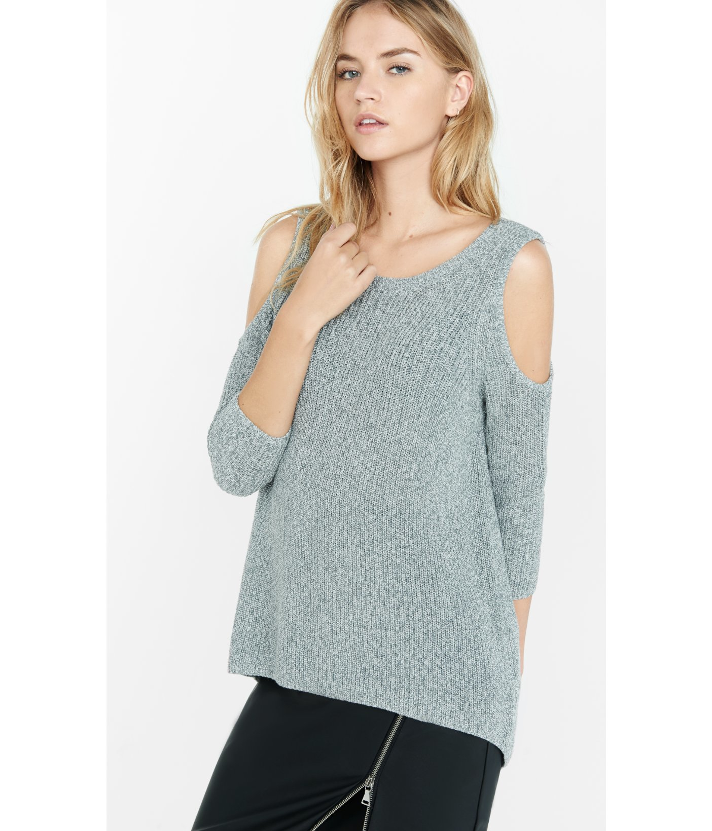 express grey sweater