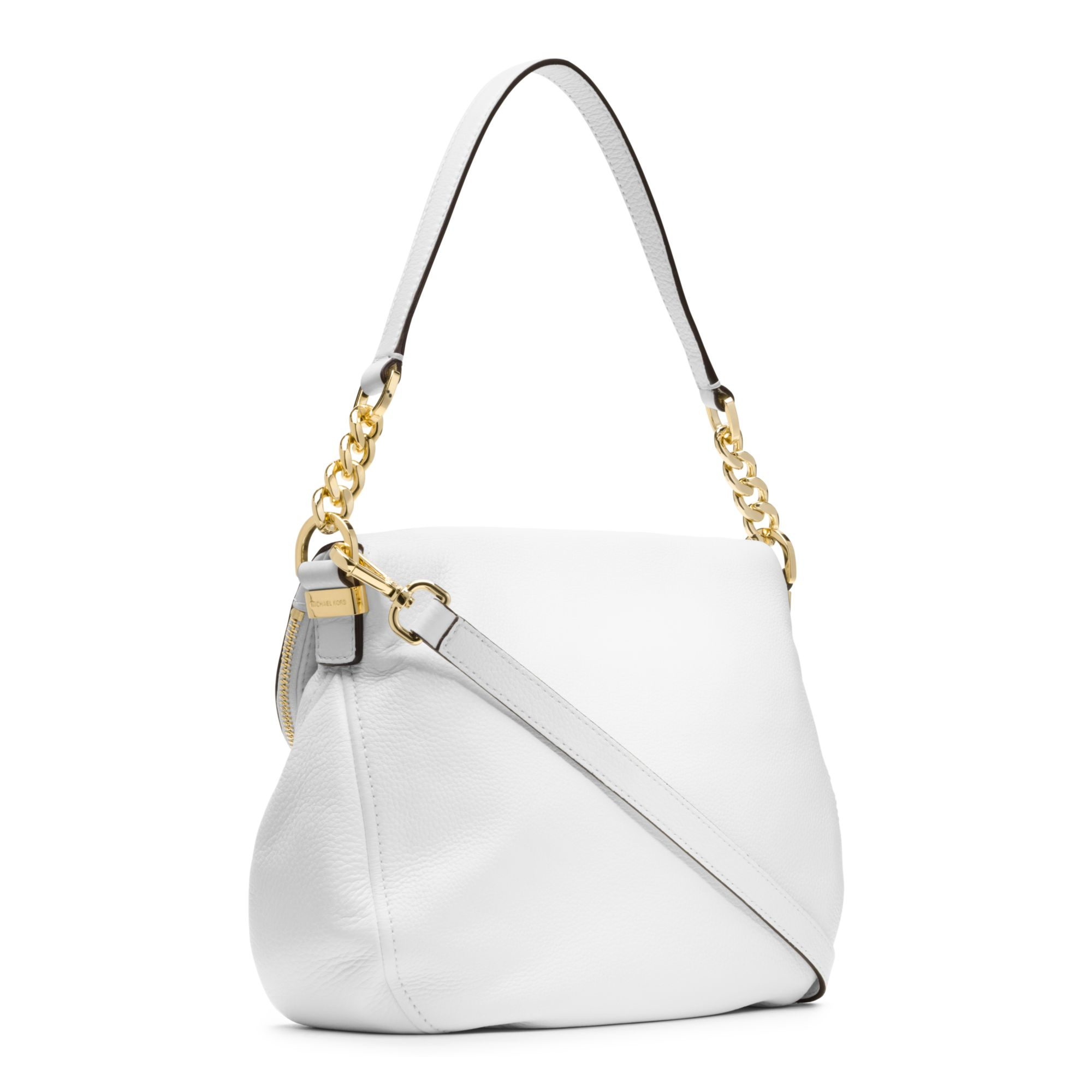 michael kors bedford bag white