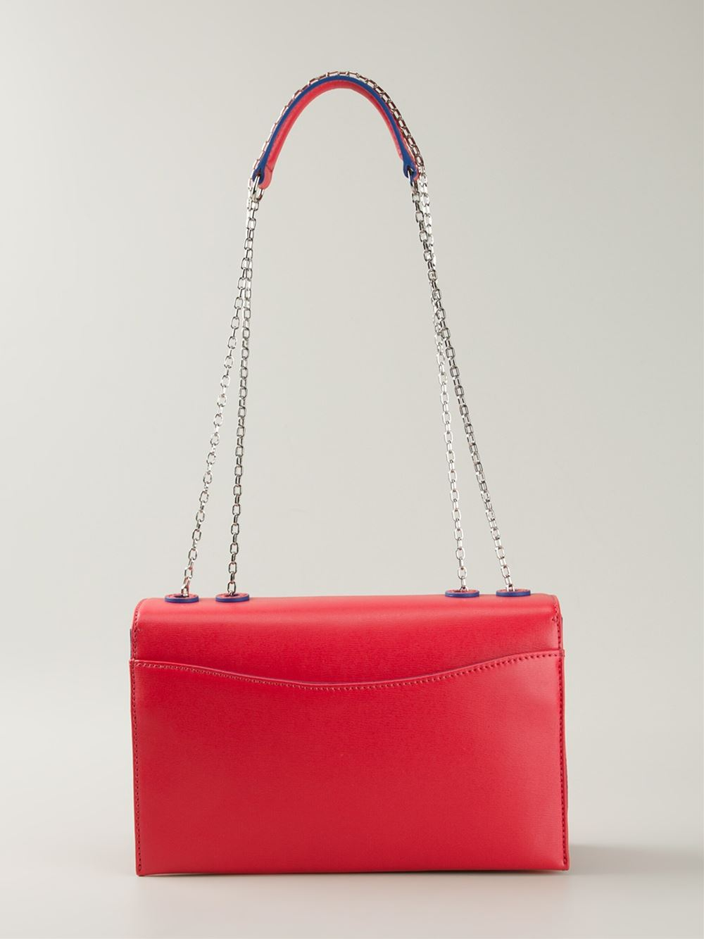 double chain shoulder bag