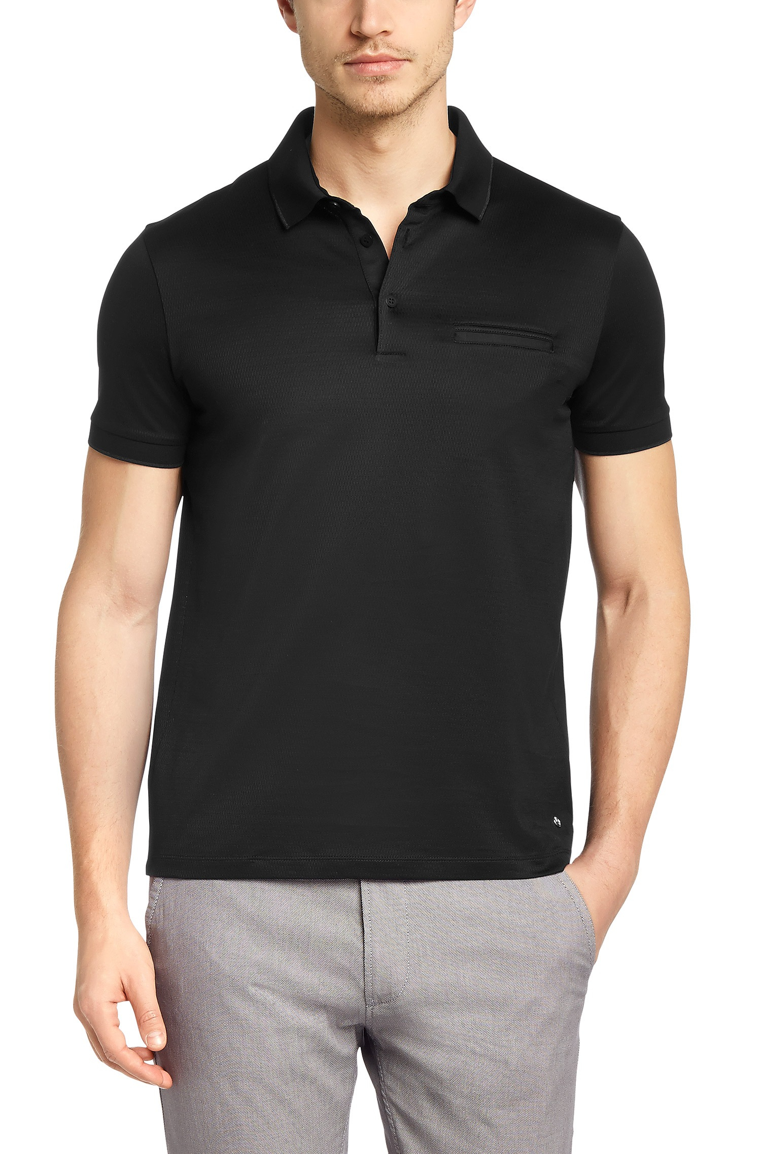 boss regular fit polo