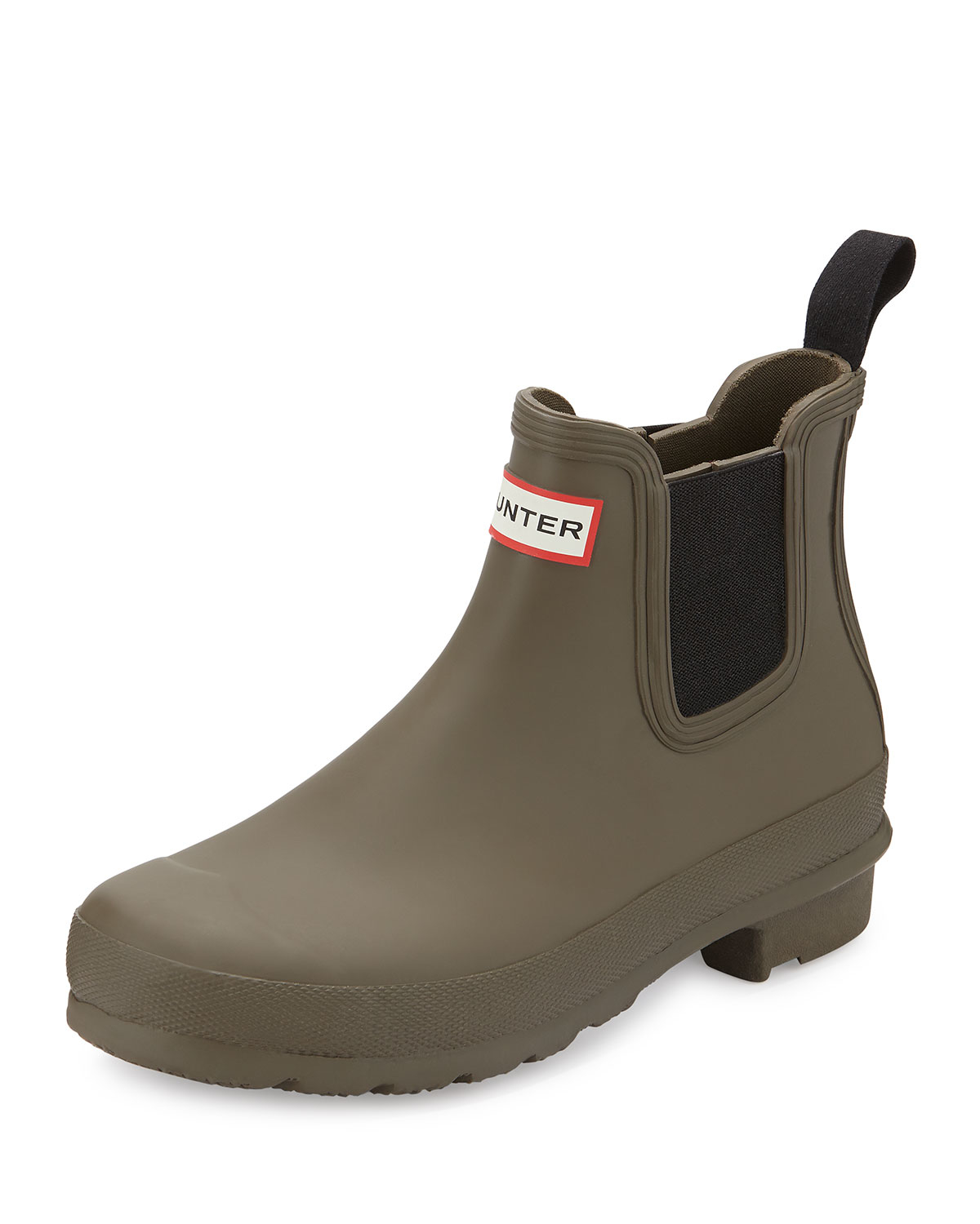 hunter green chelsea boots