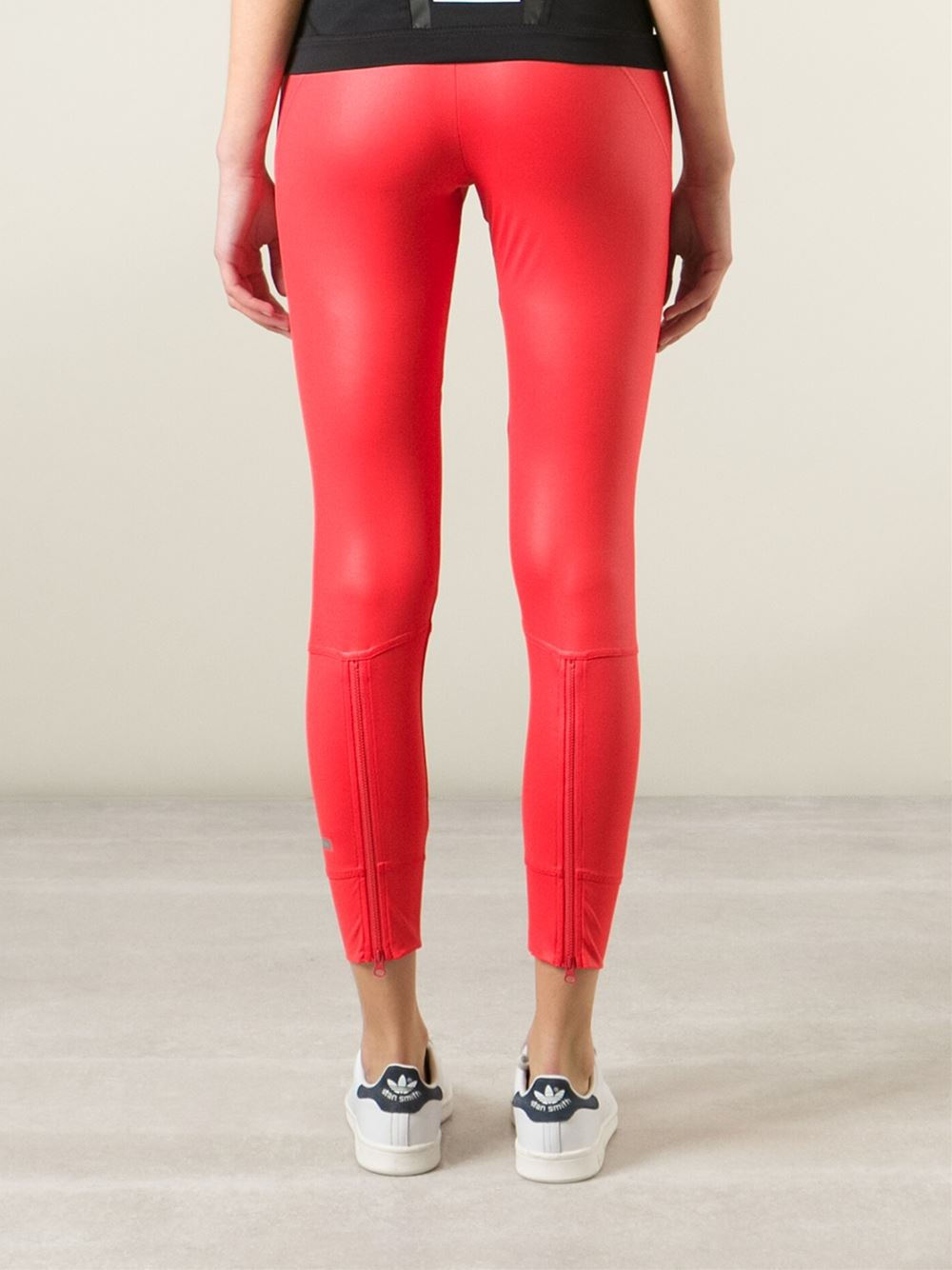 red running leggings