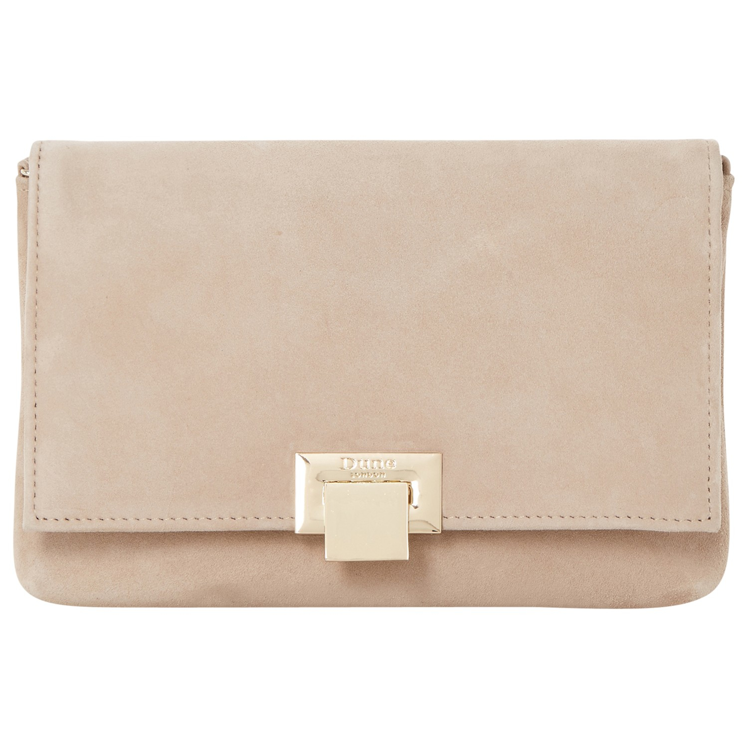 Dune Esmay Flap Over Clutch Bag In Brown Lyst Gallery