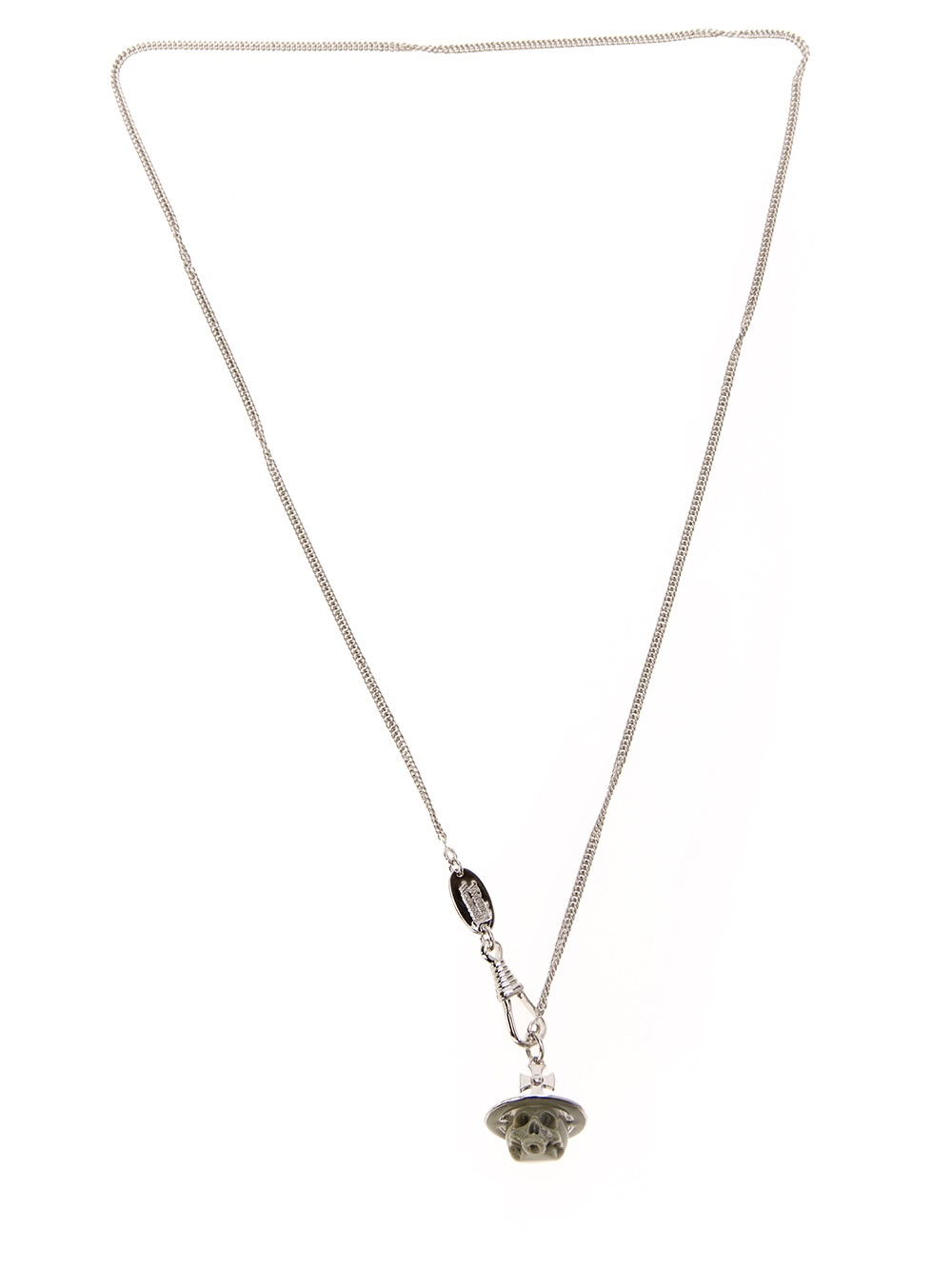 vivienne westwood necklace orb choker black/silver