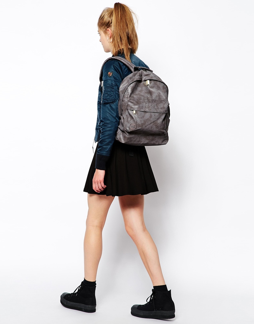 Mi Pac Backpack In Faux Python Mi Pac Backpack In Faux Python