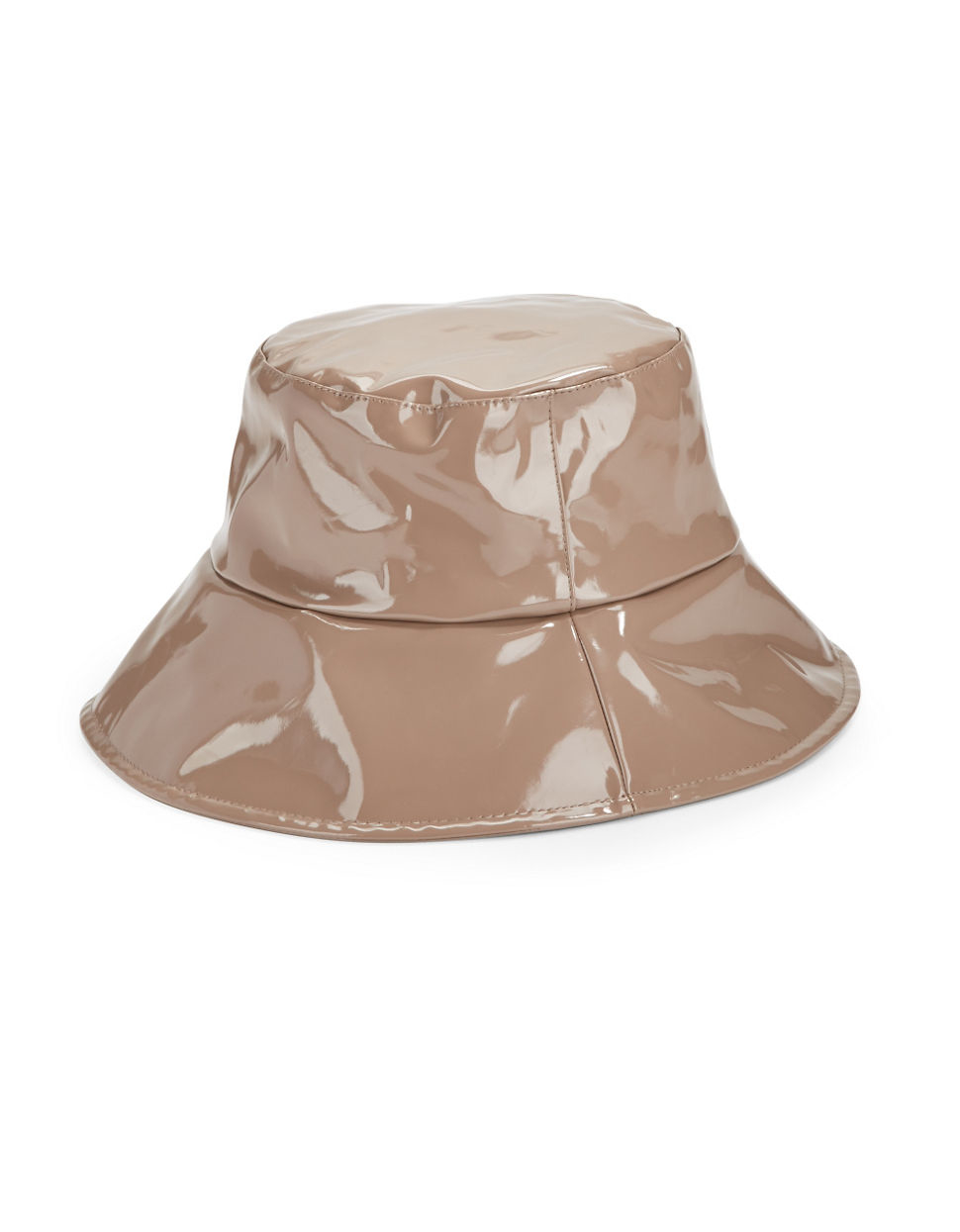 patent leather bucket hat