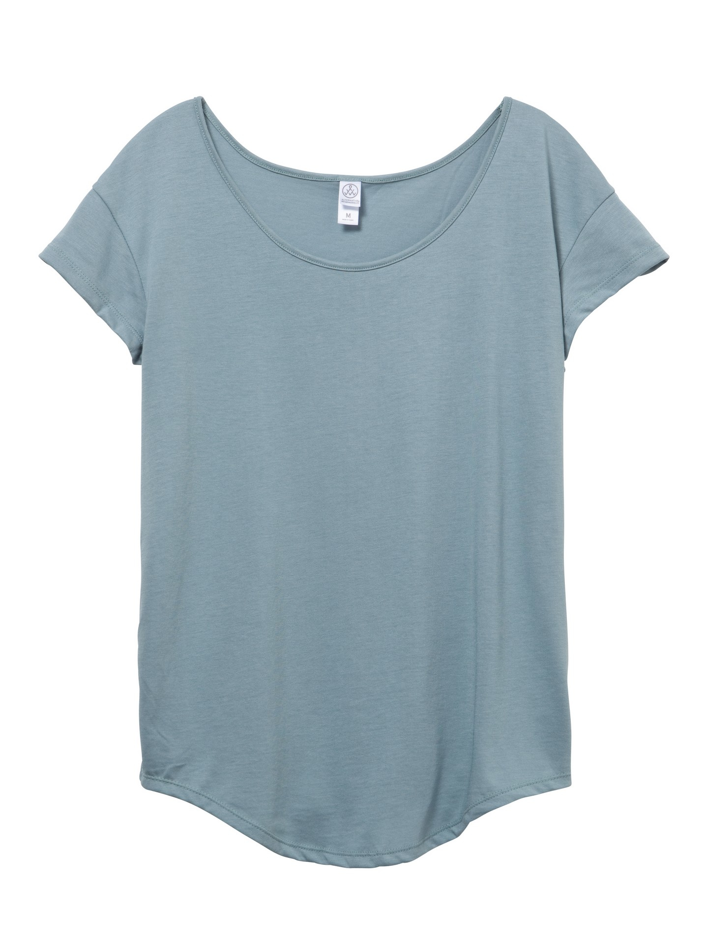 Alternative apparel Origin Cotton Modal Tshirt in Blue (Blue Fog) Lyst