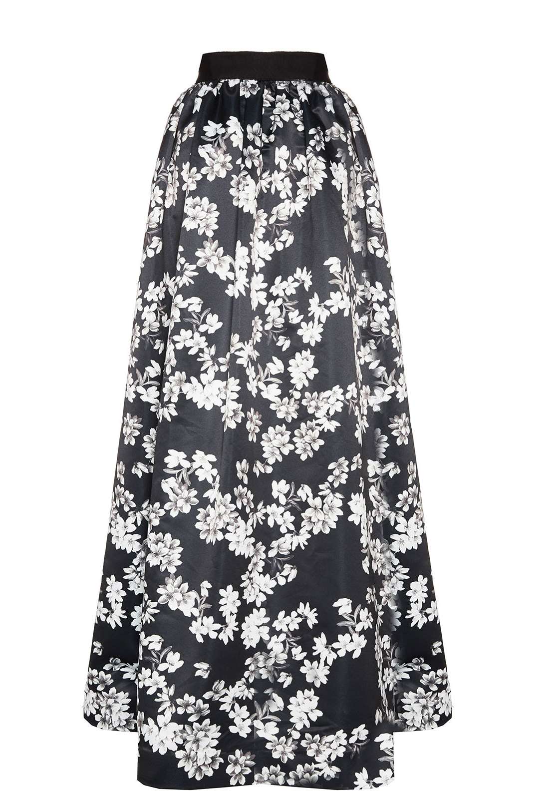 Alice + Olivia Tina Long Ball Gown Skirt in Gray - Lyst