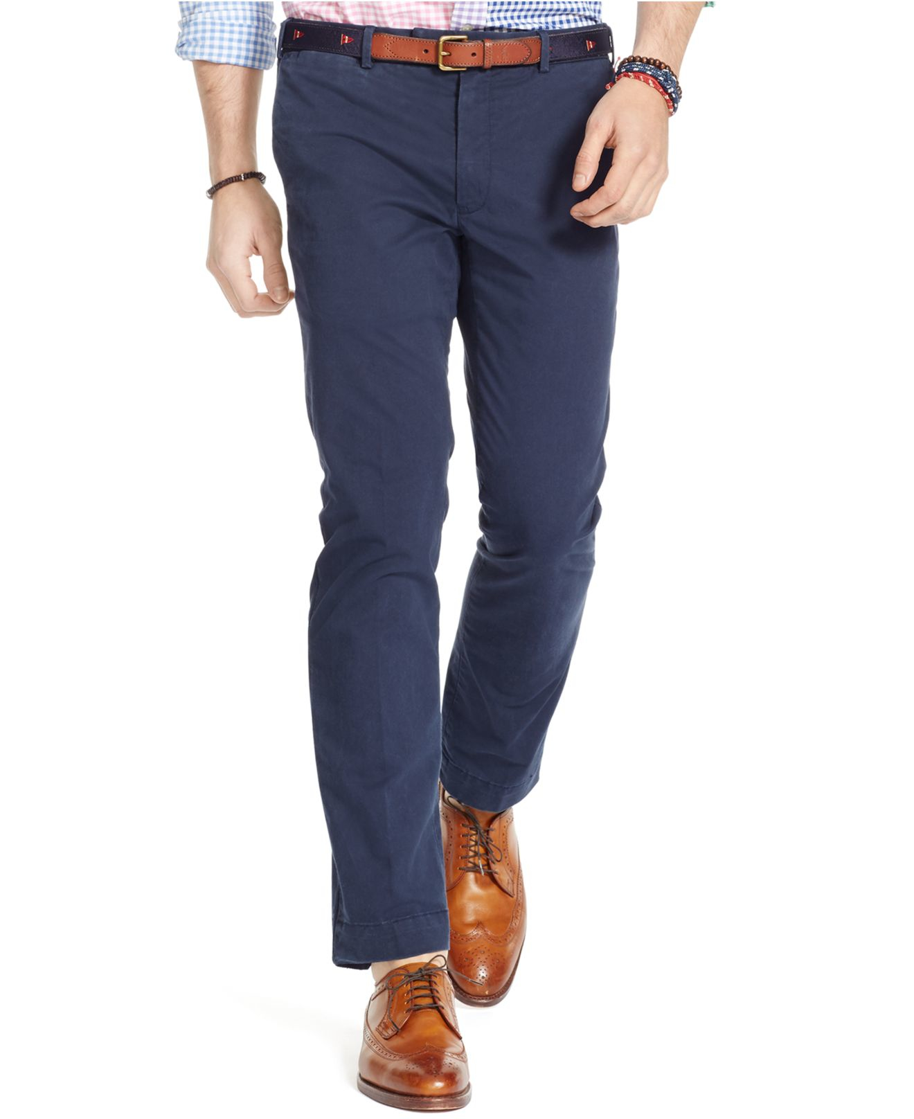 Polo ralph lauren Men's Slim-fit Stretch-chino Pant in Blue for Men ...