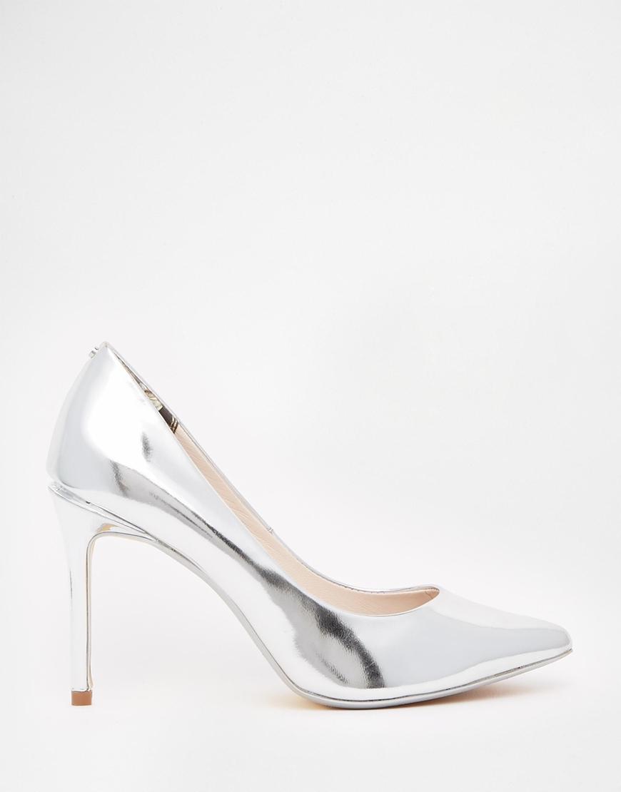 ted baker silver heels