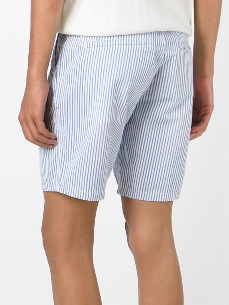 Lyst - Vilebrequin Striped Bermuda Shorts in Blue for Men