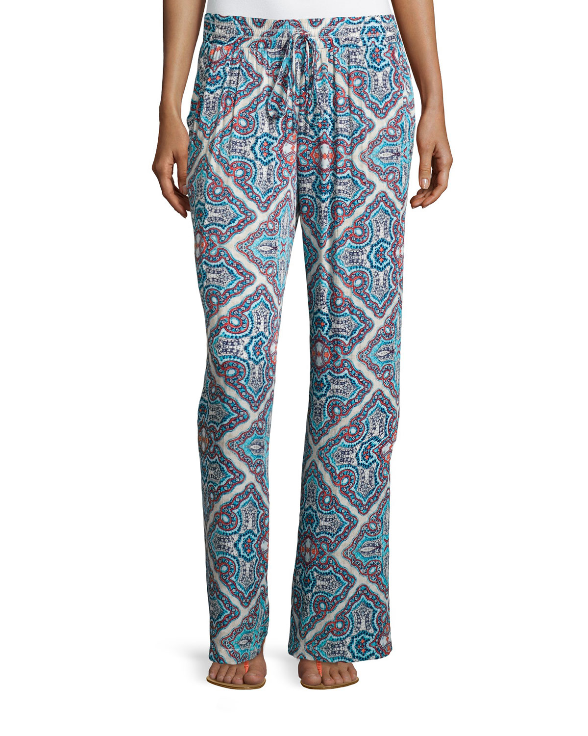 Laundry by shelli segal Printed Palazzo Pants Lyst