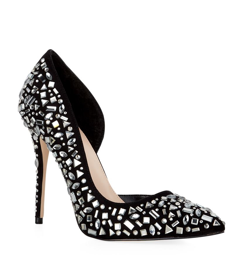 Carvela Kurt Geiger Glow Embellished Court Shoe in Metallic - Lyst