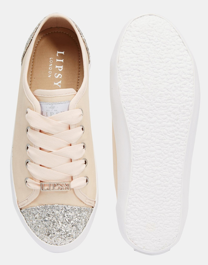 lipsy diamante trainers