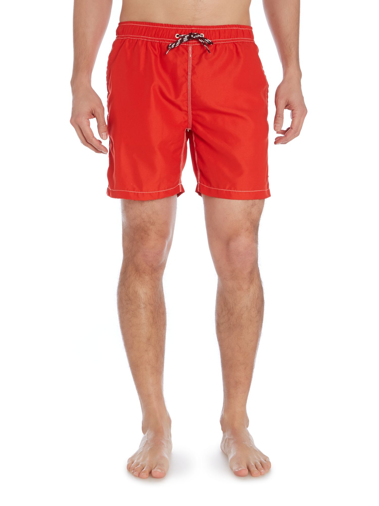 Duck And Cover Swenson Drawstring Swimming Shorts in Red for Men | Lyst