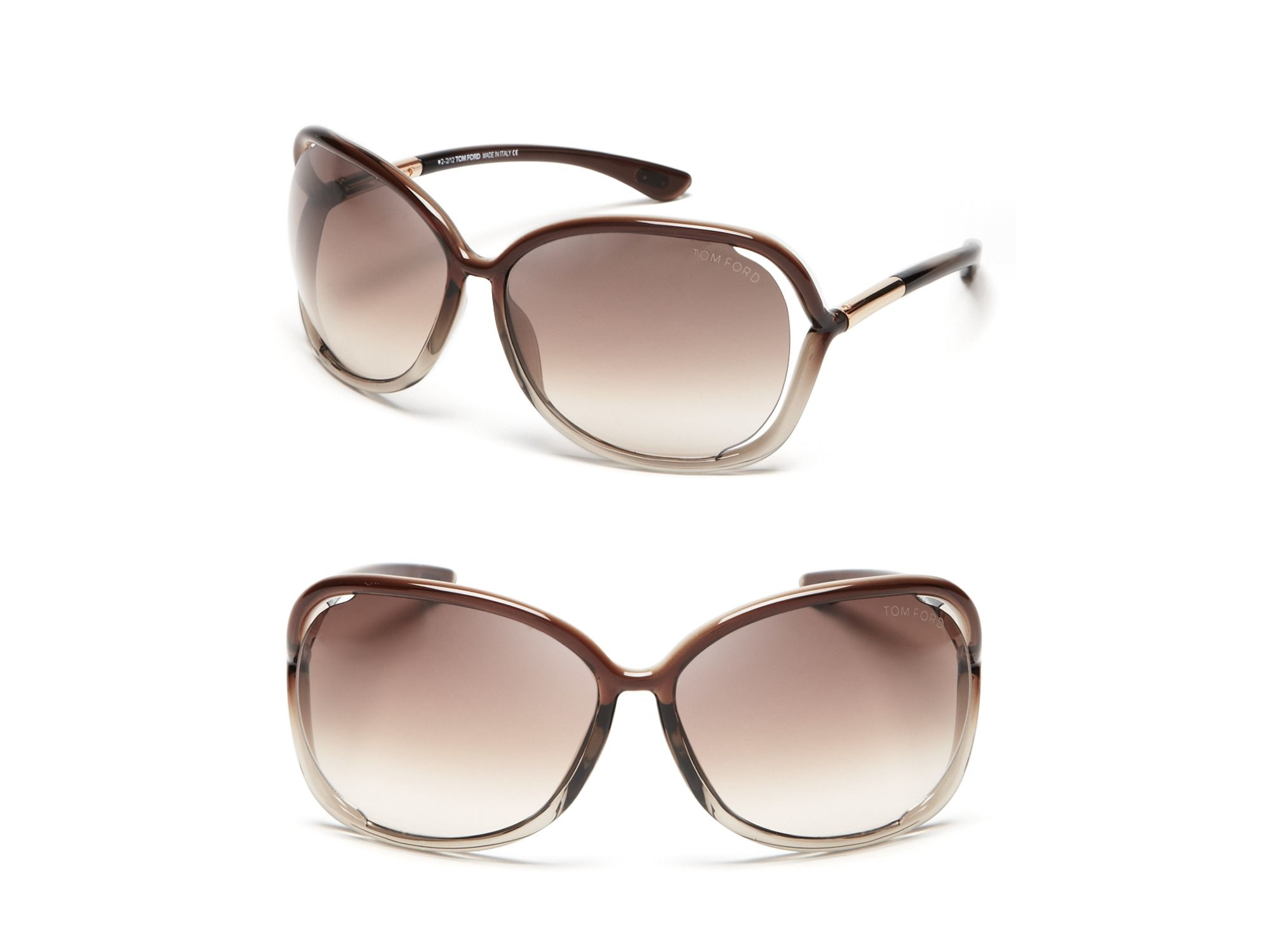 Tom Ford Raquel Sunglasses, 63mm in Metallic |