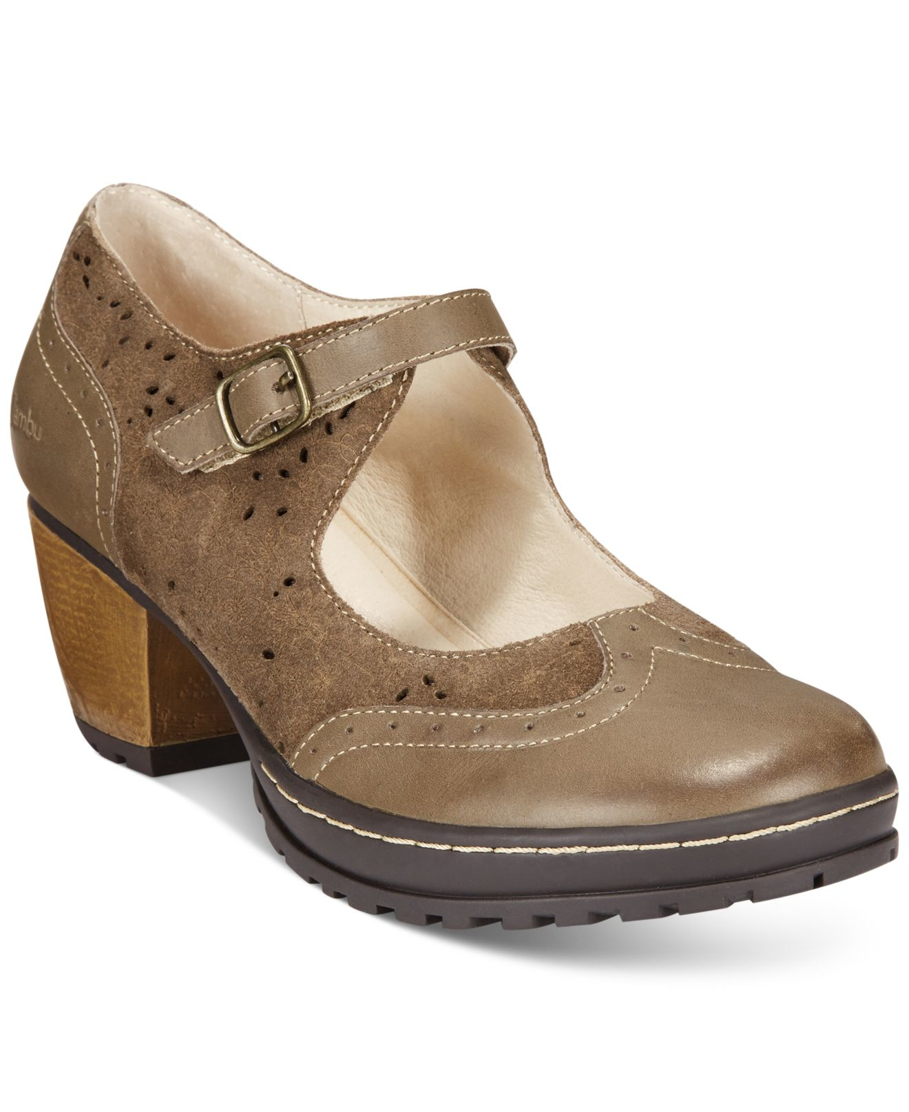 Lyst Jambu Women's Sorbet Mary Jane Pumps in Brown