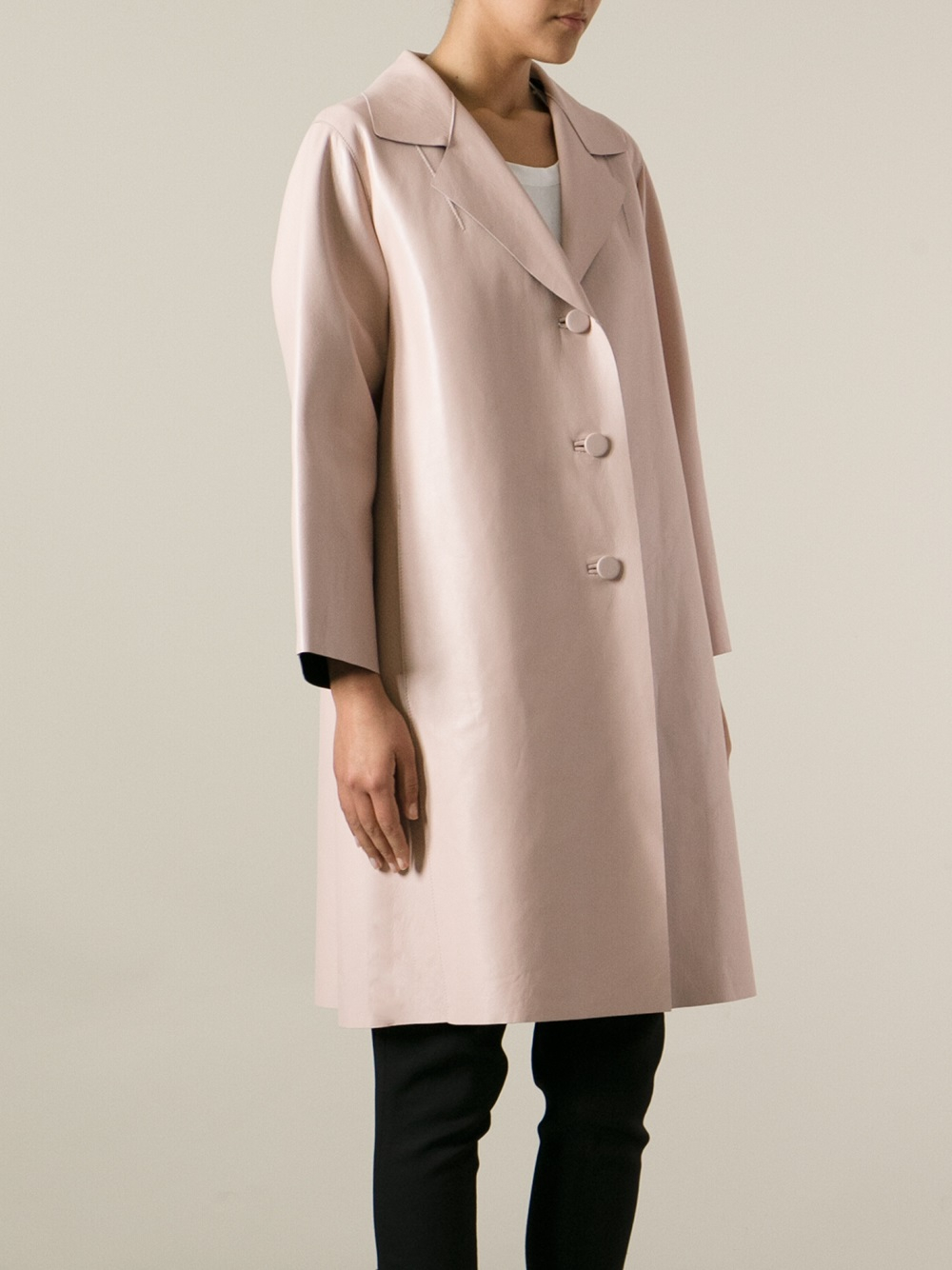 Marni Duster Coat in Pink & Purple (Pink) - Lyst