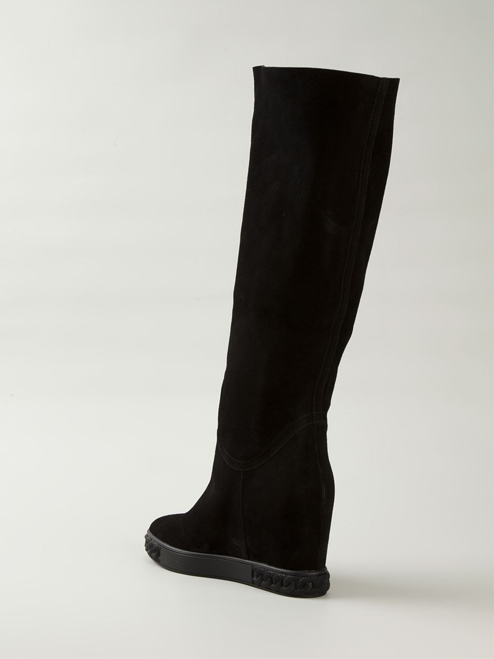 casadei wedge boots