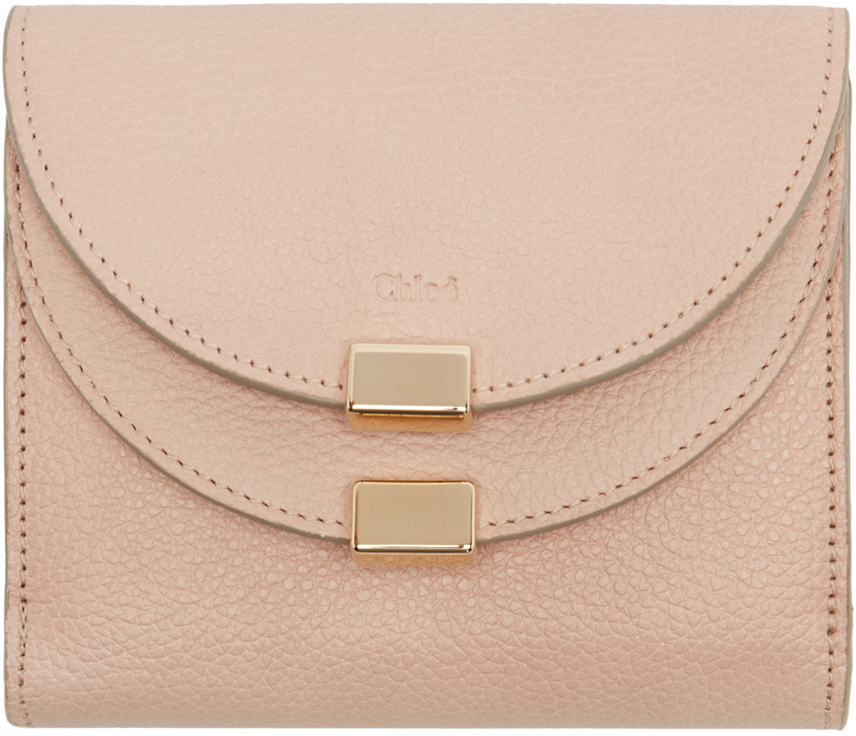 Chlo¨¦ Pink Square Georgia Wallet in Pink | Lyst Chlo¨¦ Pink Square Georgia Wallet in Pink | Lyst