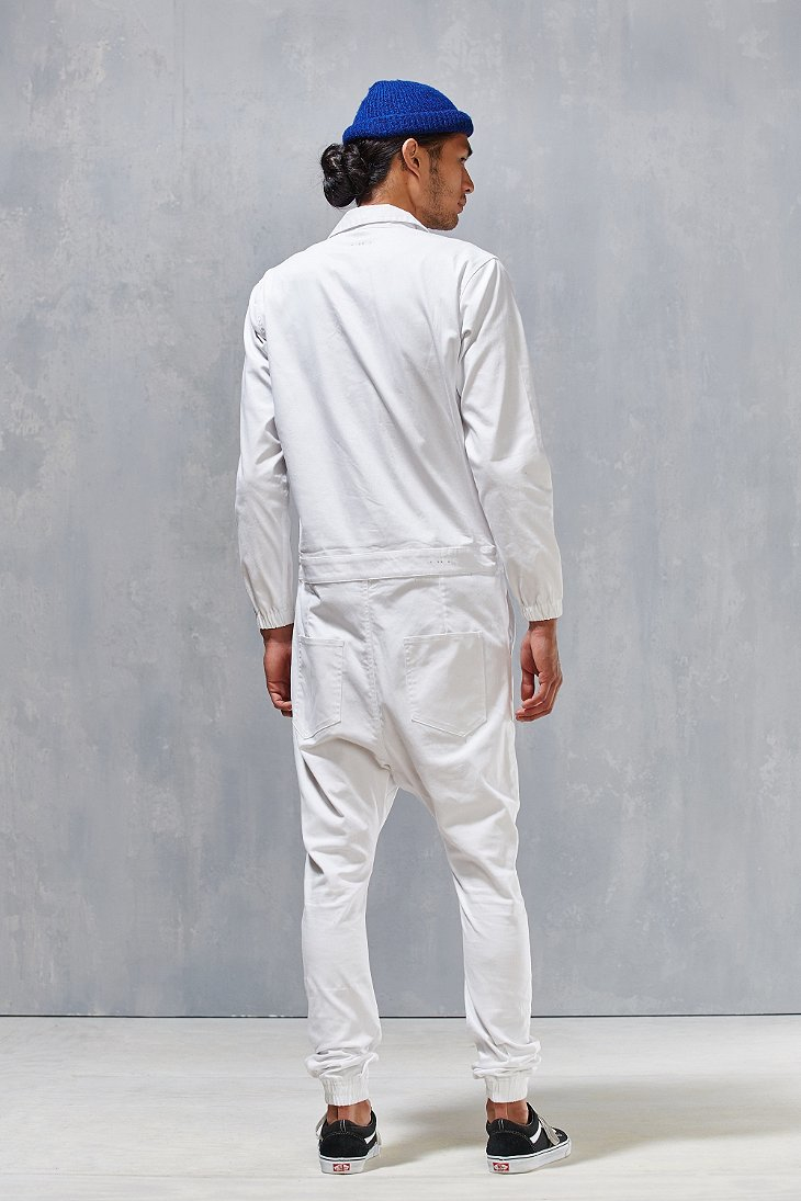 Timberland Cotton Phantom Jogger Coverall in White for Men | Lyst