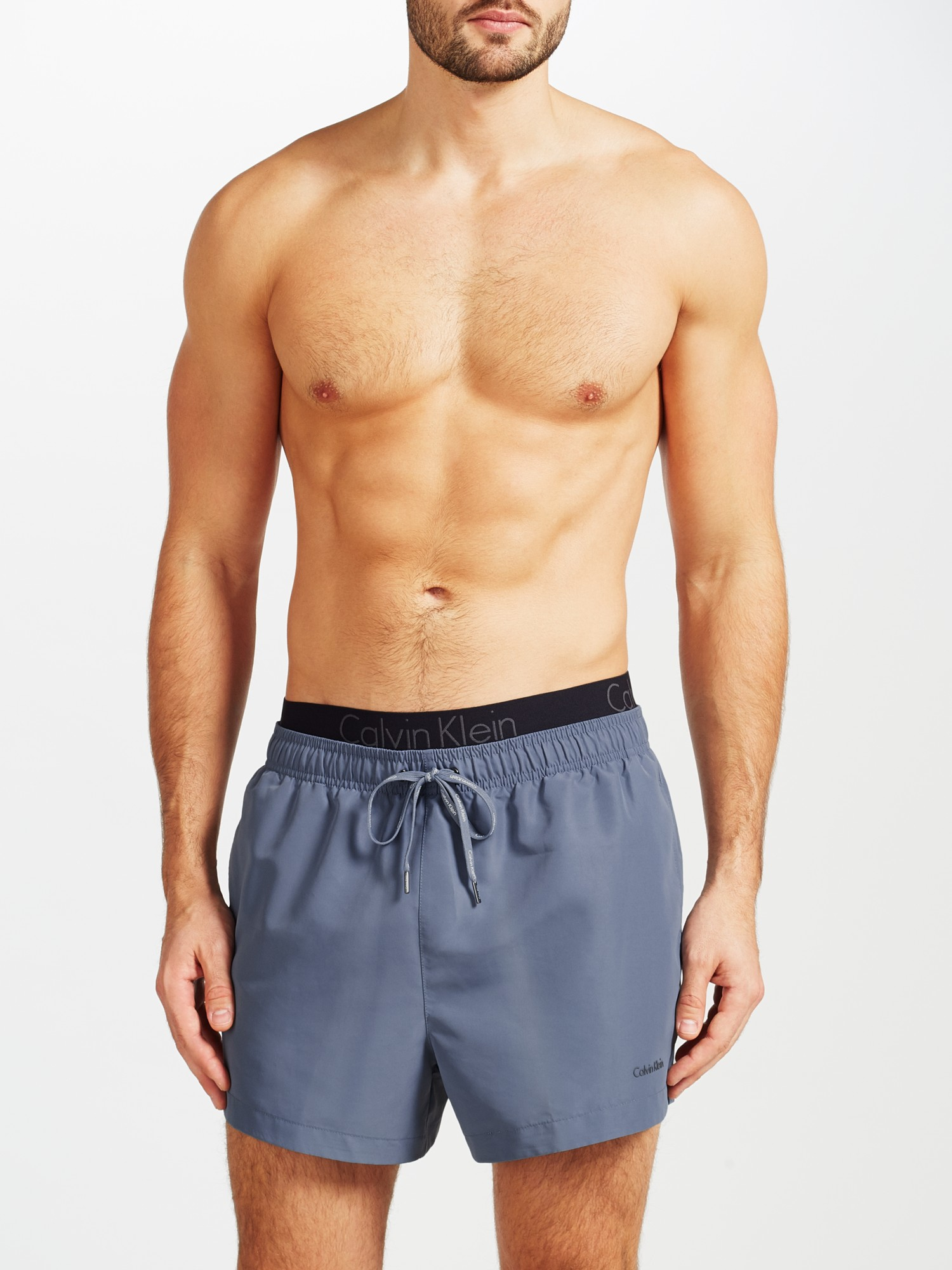 calvin klein waistband swim shorts