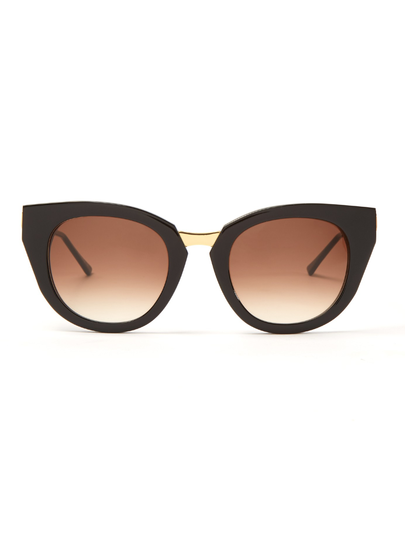 Thierry lasry Snobby Cat-eye Frame Sunglasses in Black Lyst