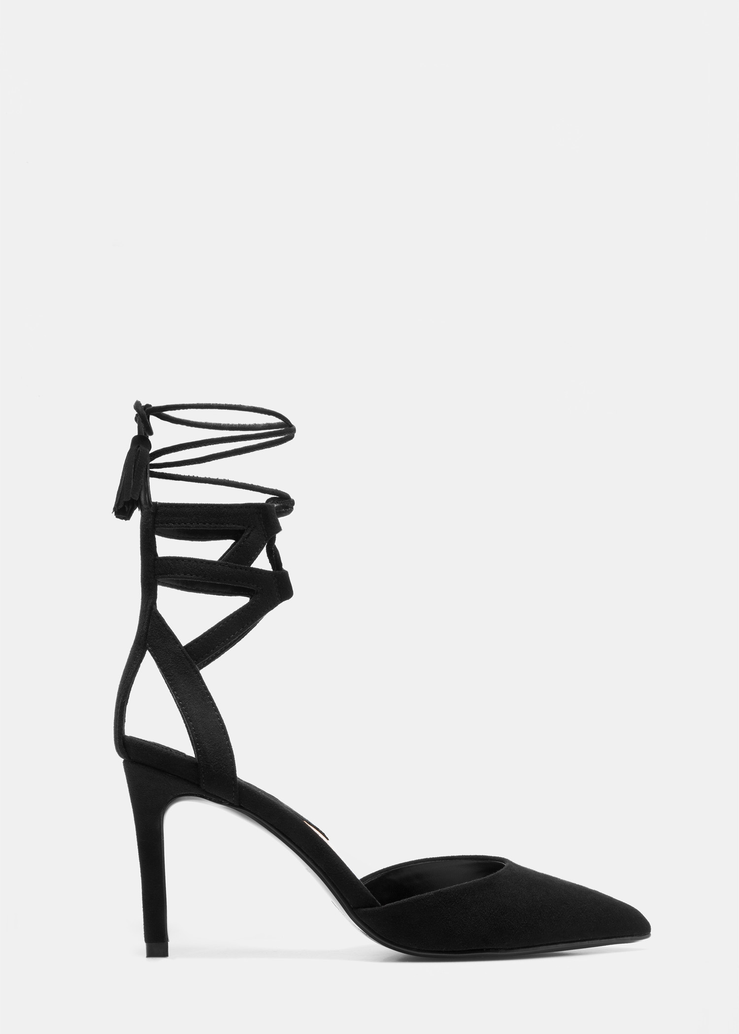 mango lace up sandals