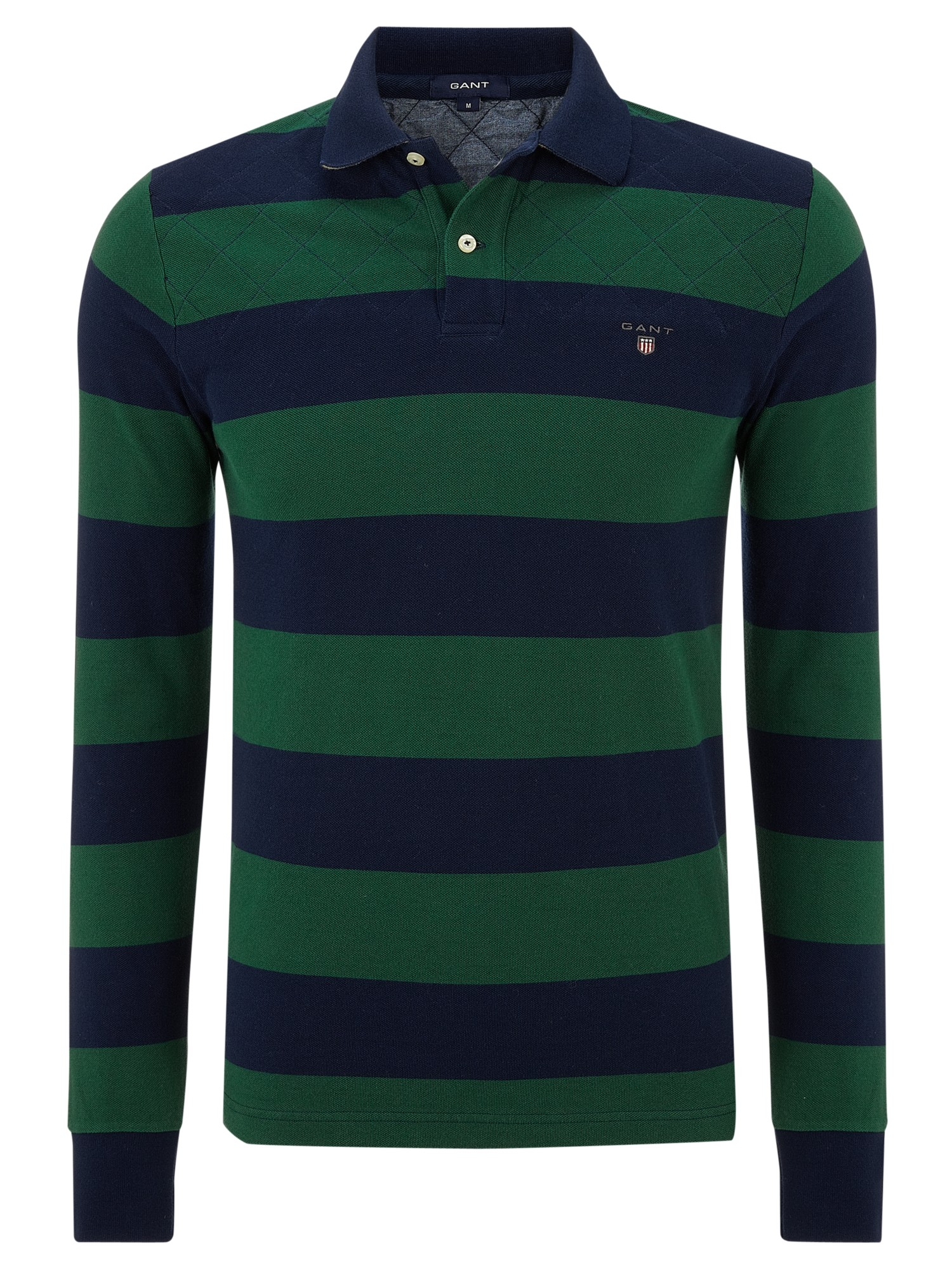 GANT Cotton Barstripe Rugby Shirt in Green (Blue) for Men Lyst
