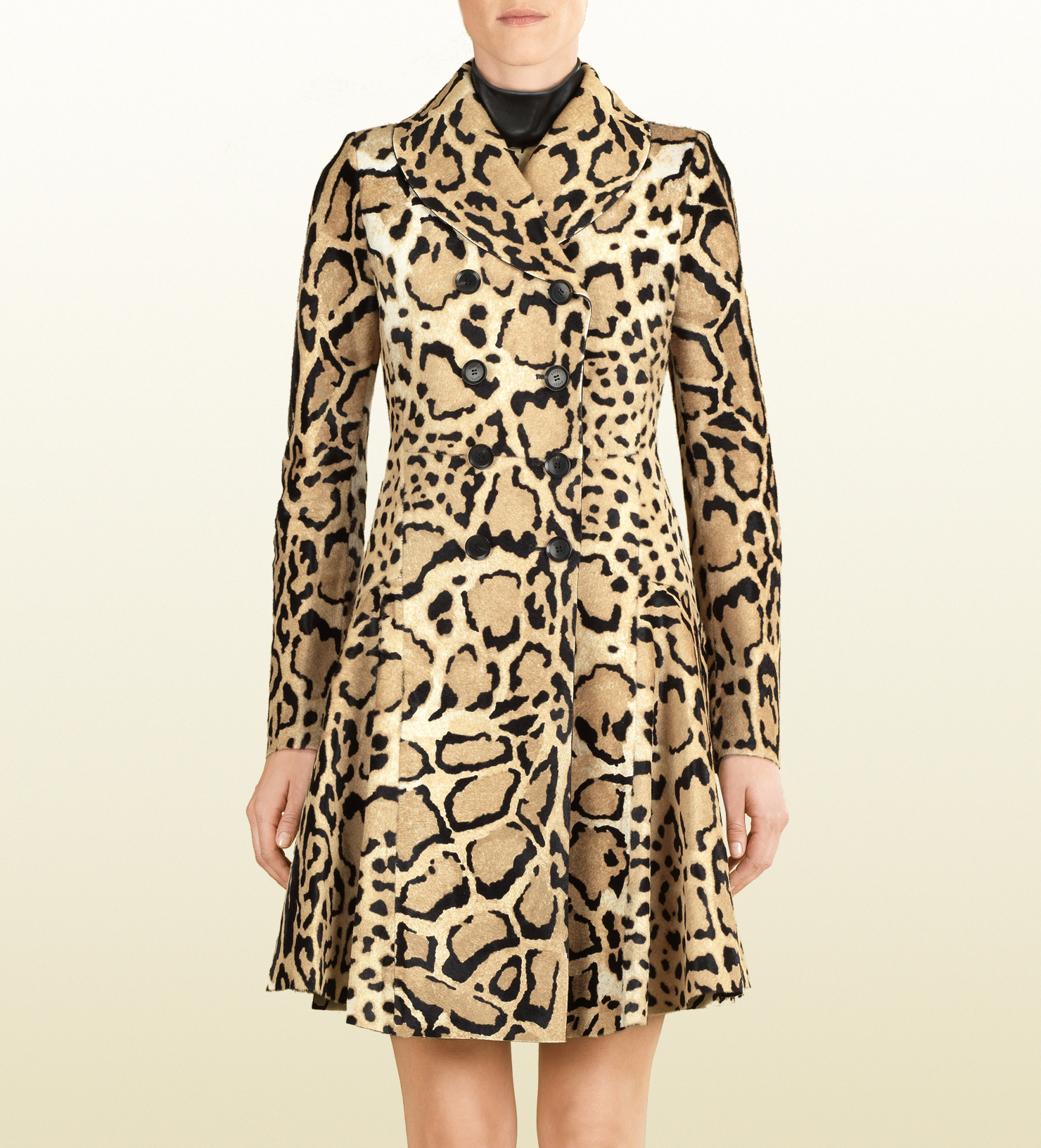 Gucci leopard coat Outlet
