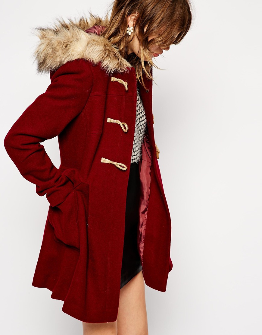 Fur Hood Duffle Coat Store, SAVE 38% - nereus-worldwide.com