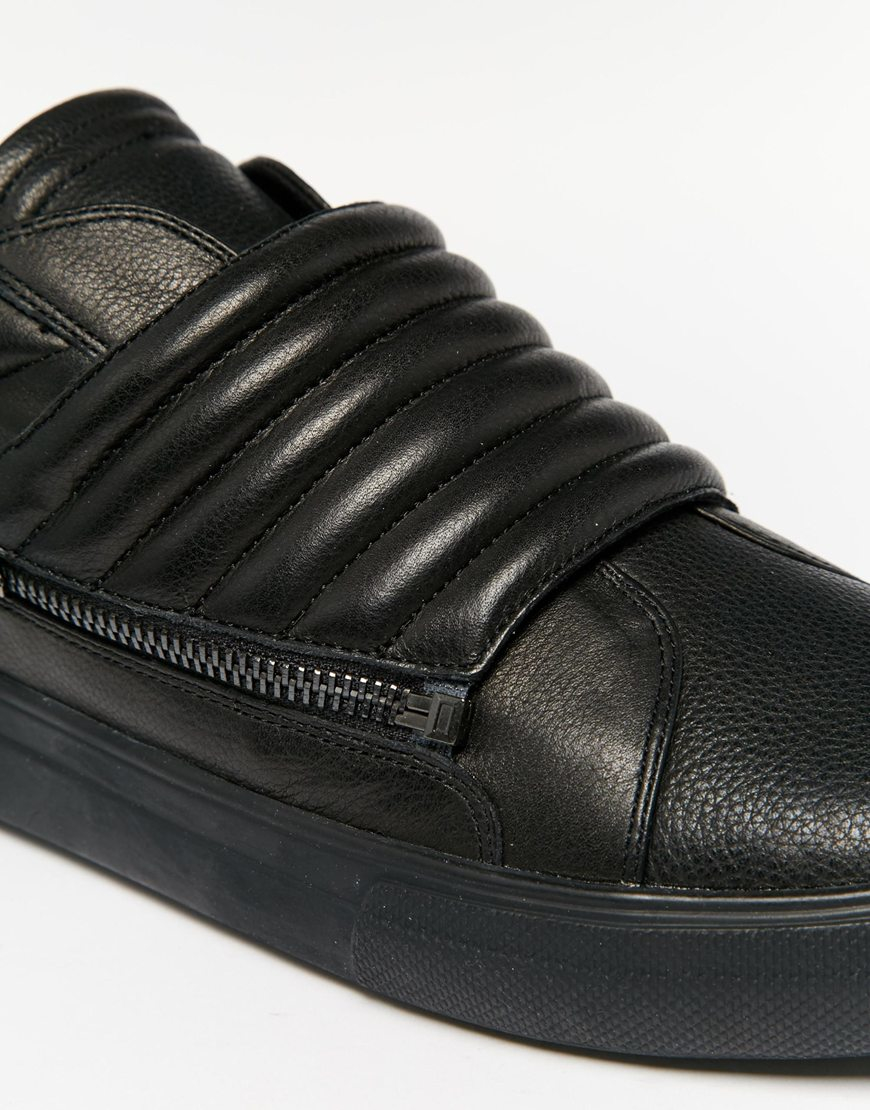 aldo black leather sneakers cheapest 