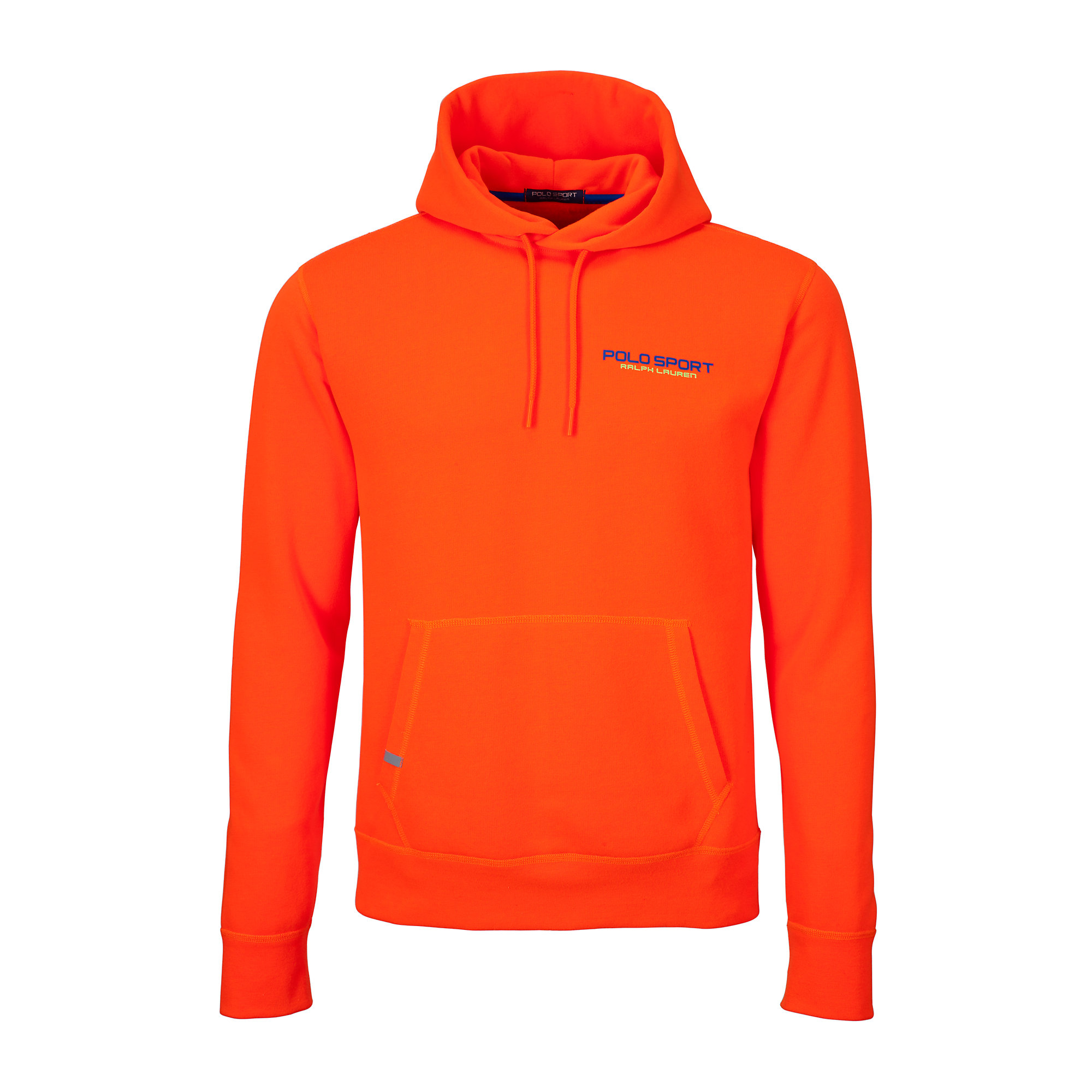 Ralph Lauren Fleece Pullover Hoodie in Orange for Men - Lyst