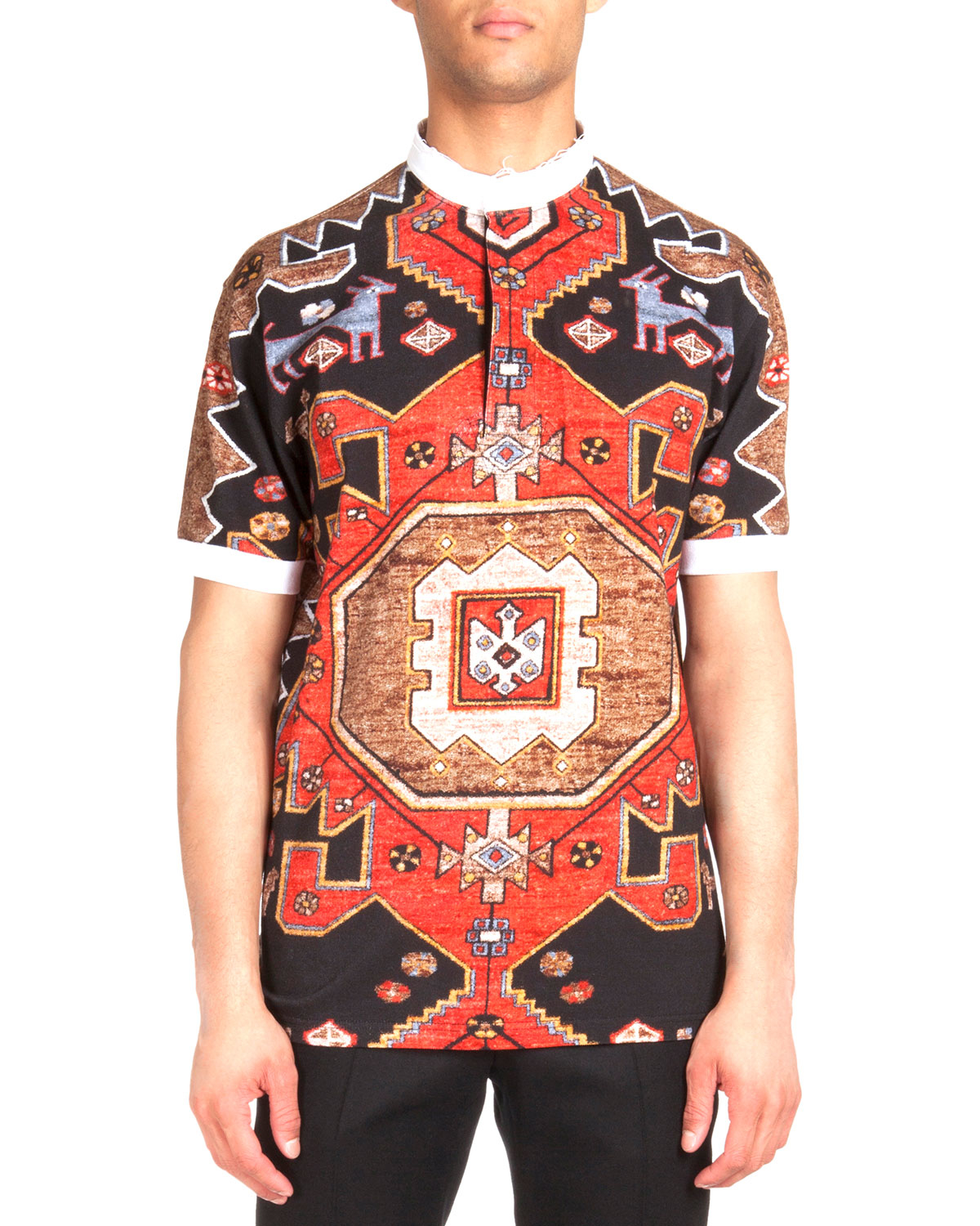 givenchy red polo shirt