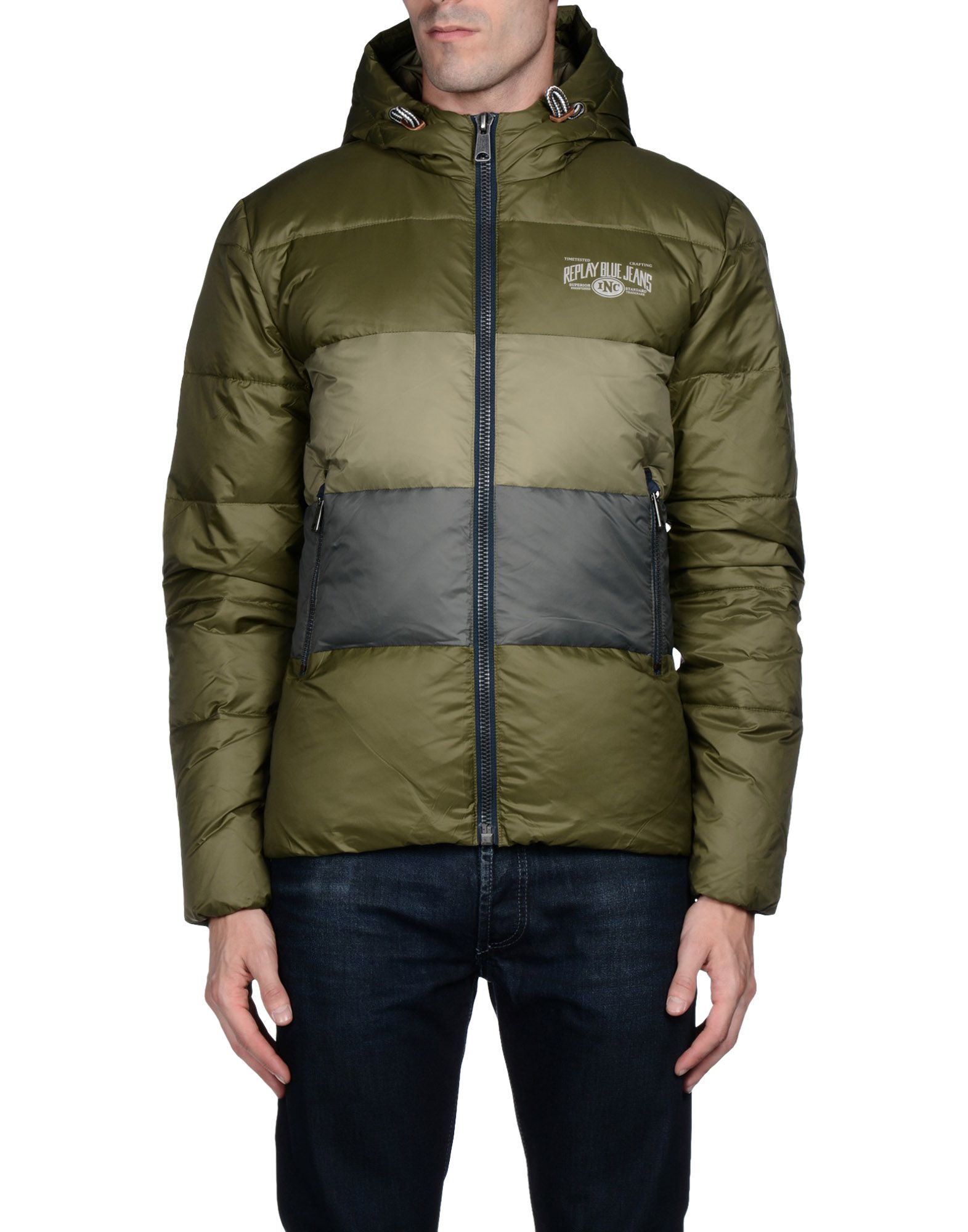 replay down jacket