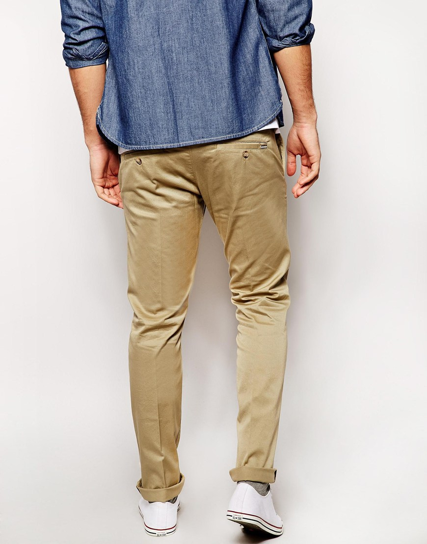 tapered fit chino