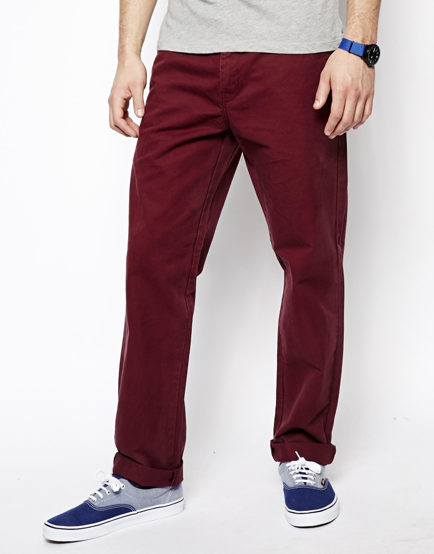 Carhartt Pants in Red for Men - Lyst