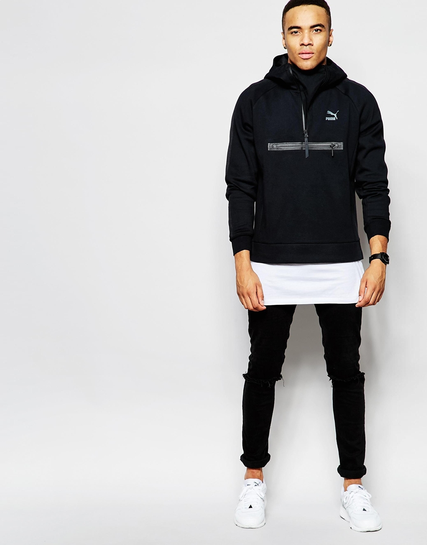 puma half zip sweatshirt