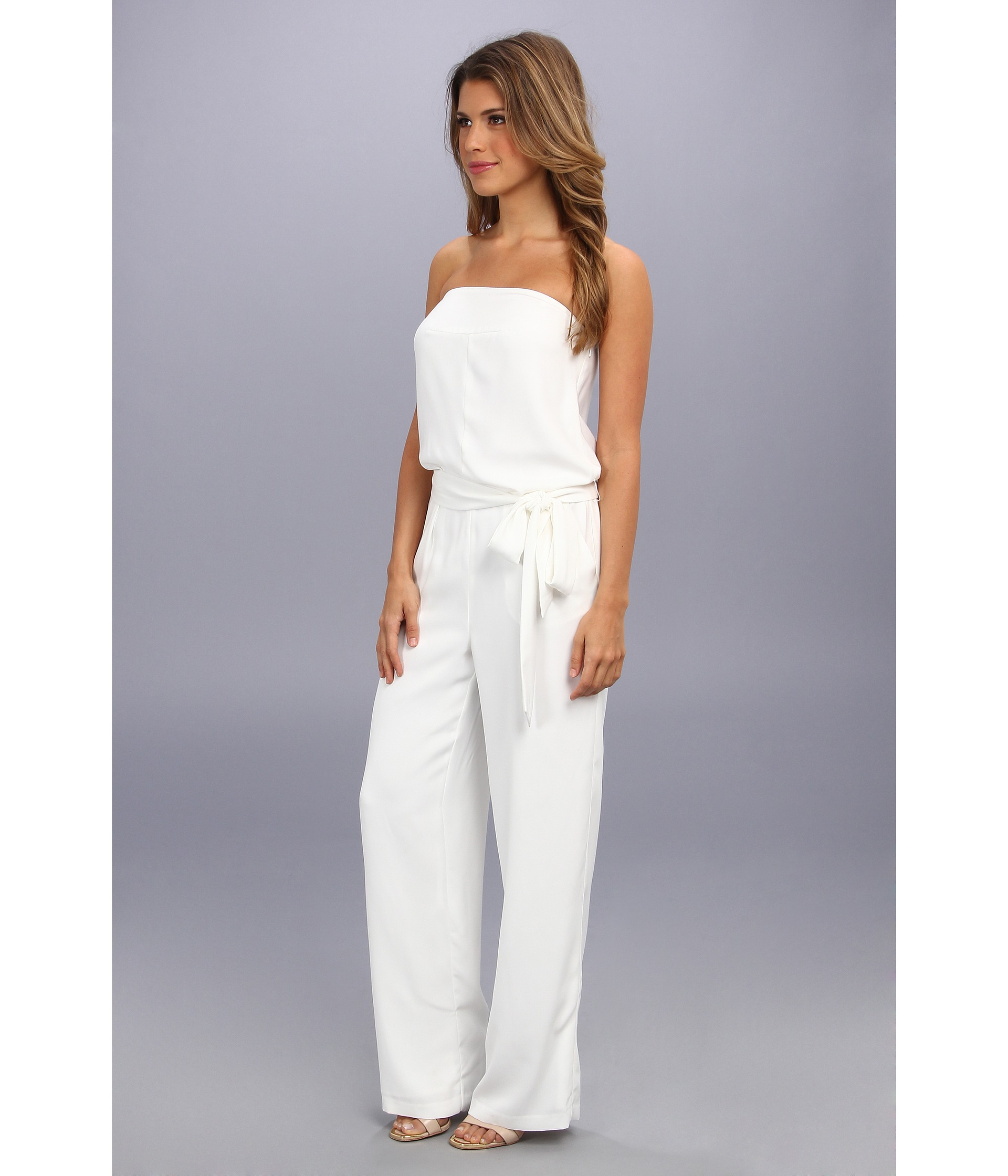 dkny white jumpsuit