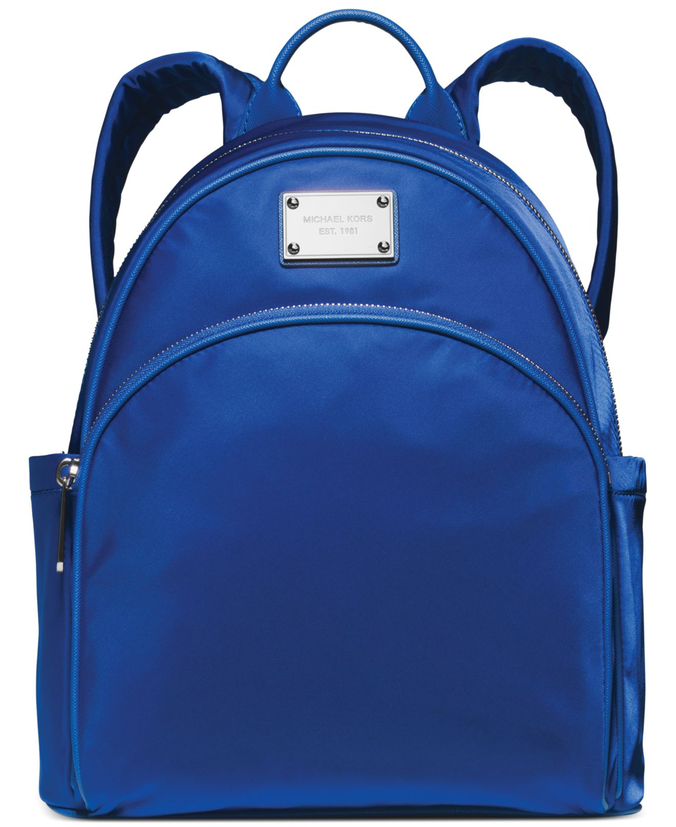 mk blue backpack