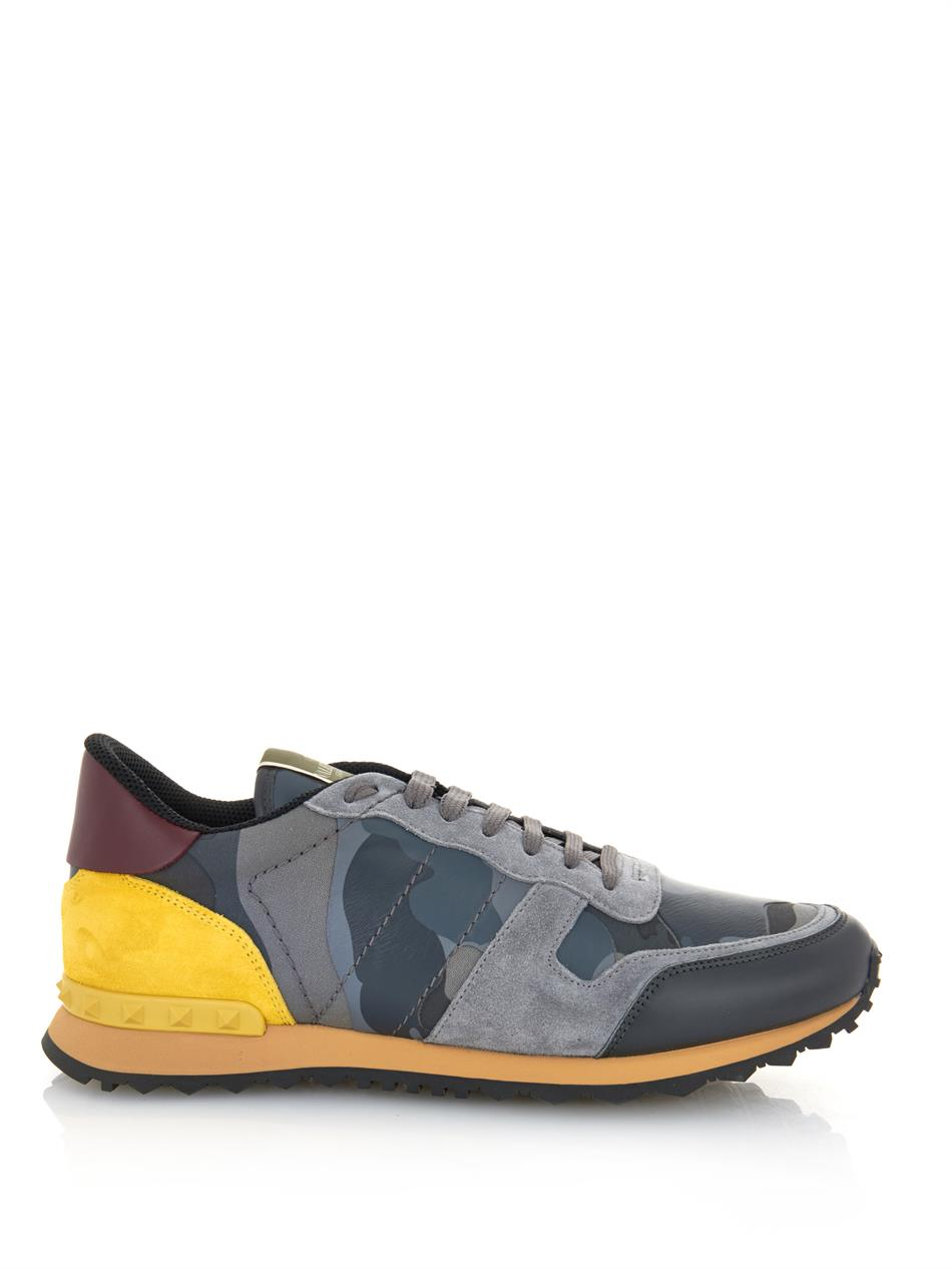 white and grey valentino trainers