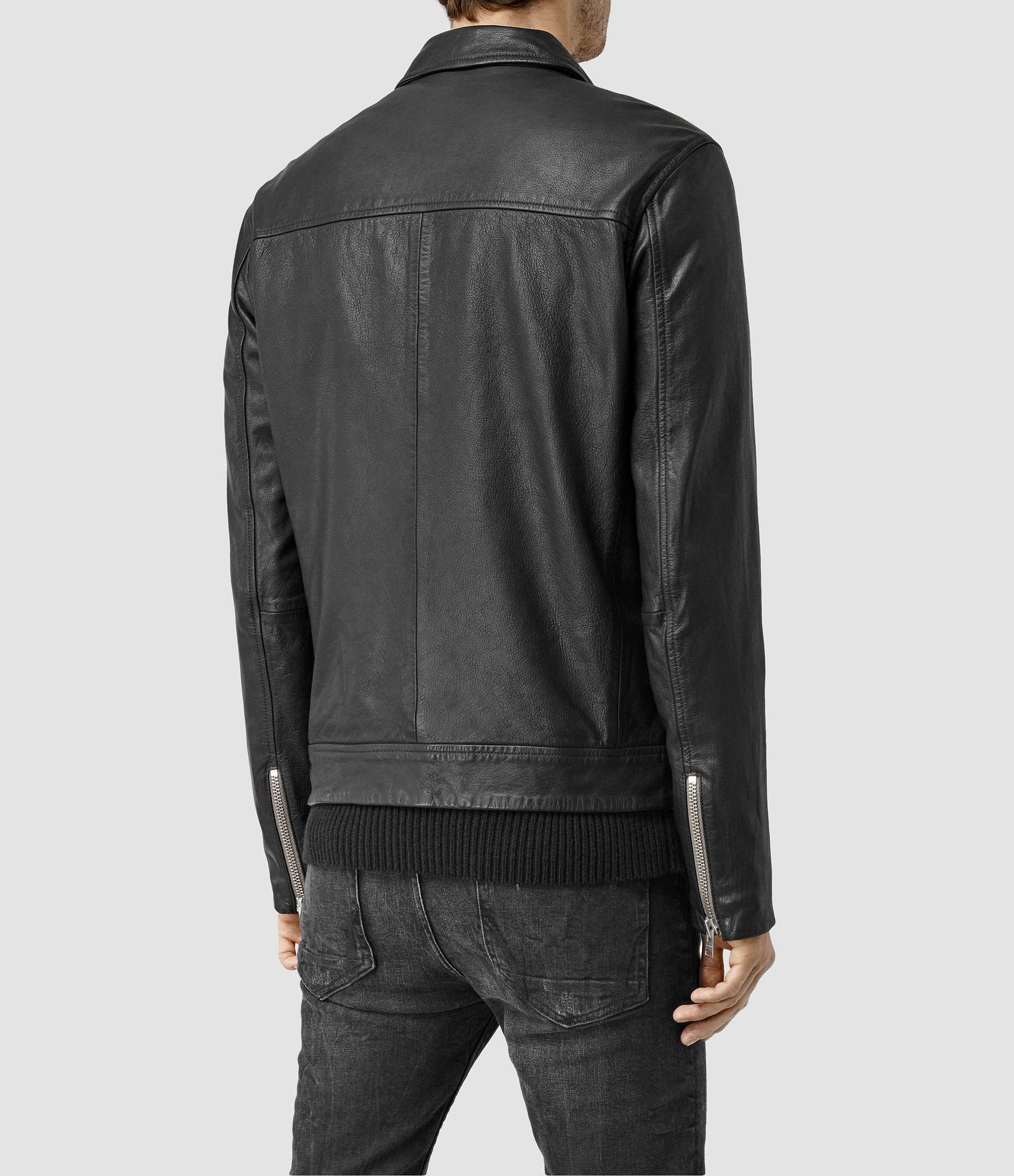 allsaints bering denim jacket