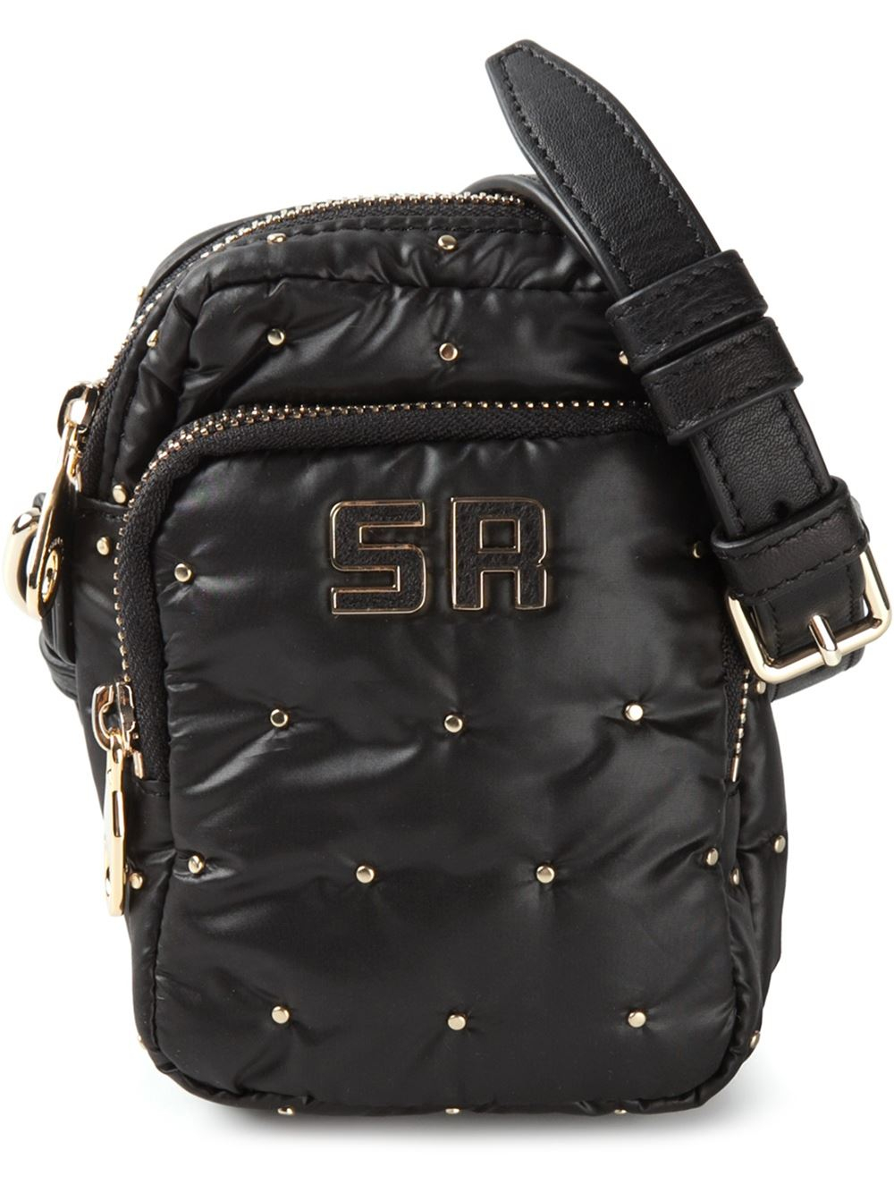 black studded cross body bag