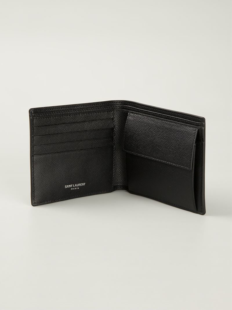 Saint Laurent Studded Wallet in Black for Men