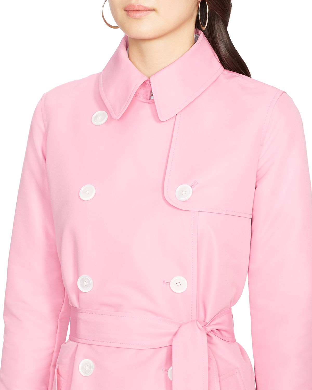 J W Anderson Belted Trench Coat In Pink Lyst Gallery