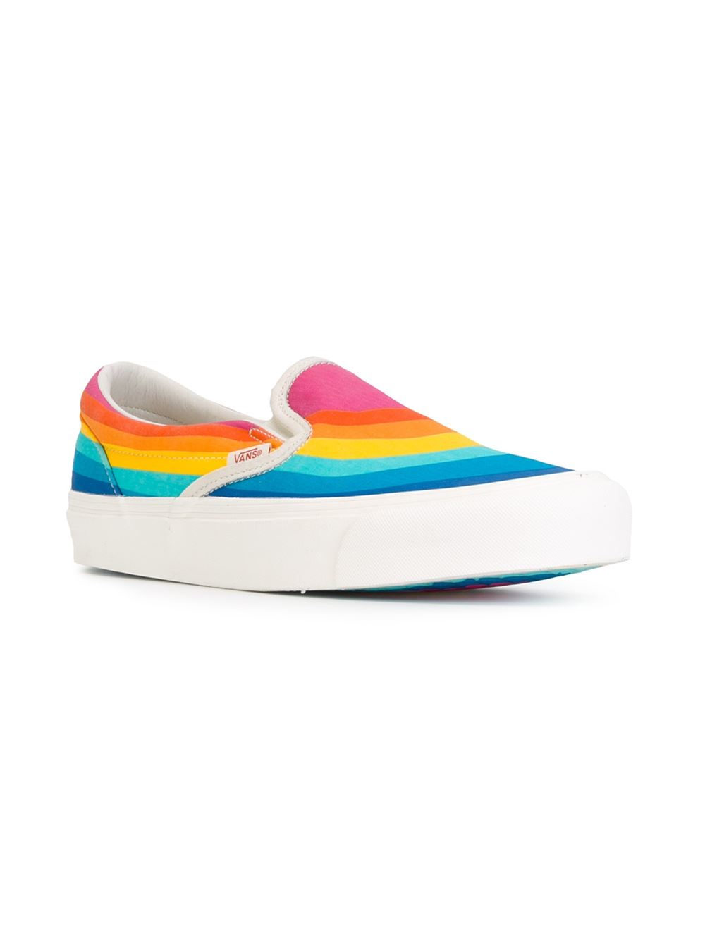 Vans Rainbow Slip-on Sneakers for Men | Lyst