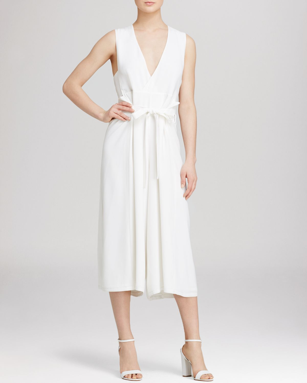 whistles white jumpsuit