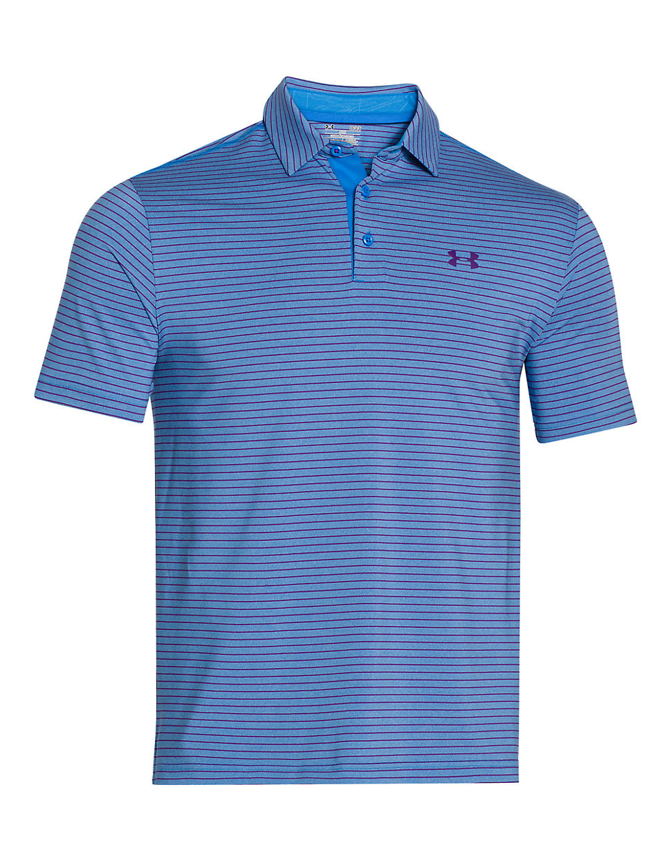 Under Armour Playoff Polo Shirt in Blue for Men (Blue Stripe) Lyst