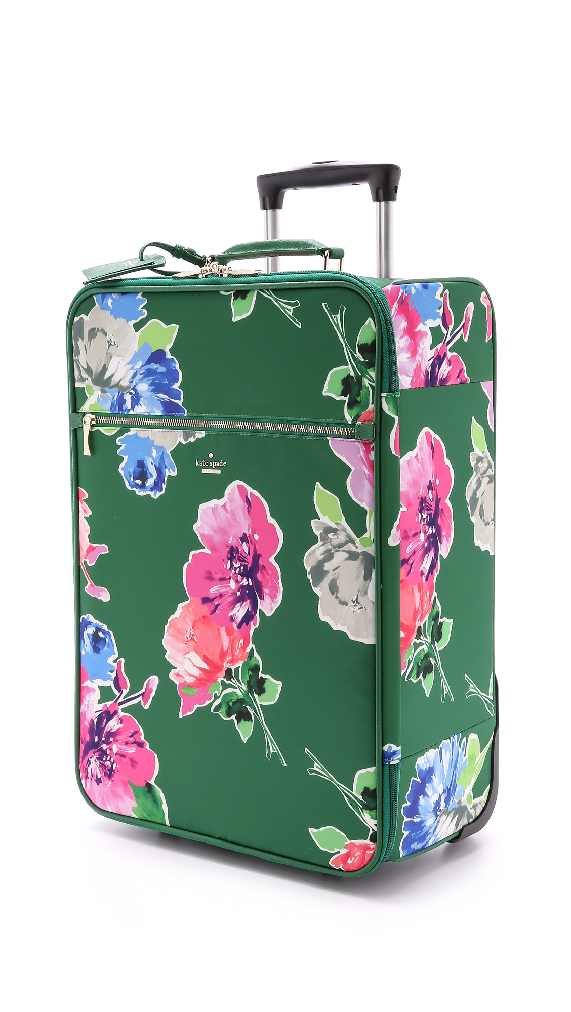 Kate Spade Floral International Carry On - Lucky Green Multi | Lyst